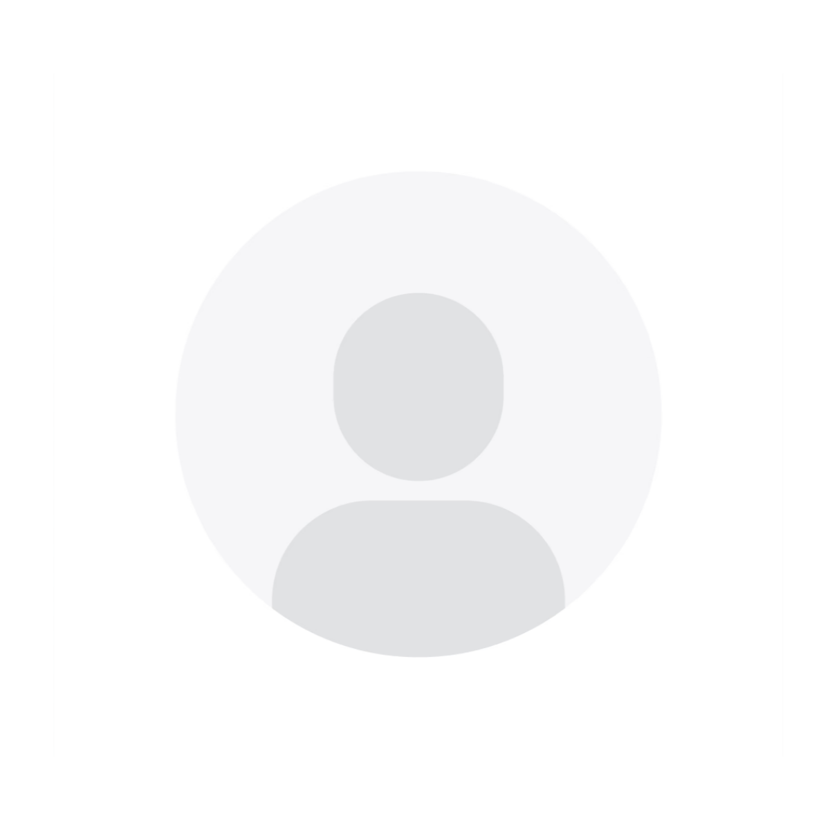 Generic user profile icon with a gray silhouette of a person on a light gray background.