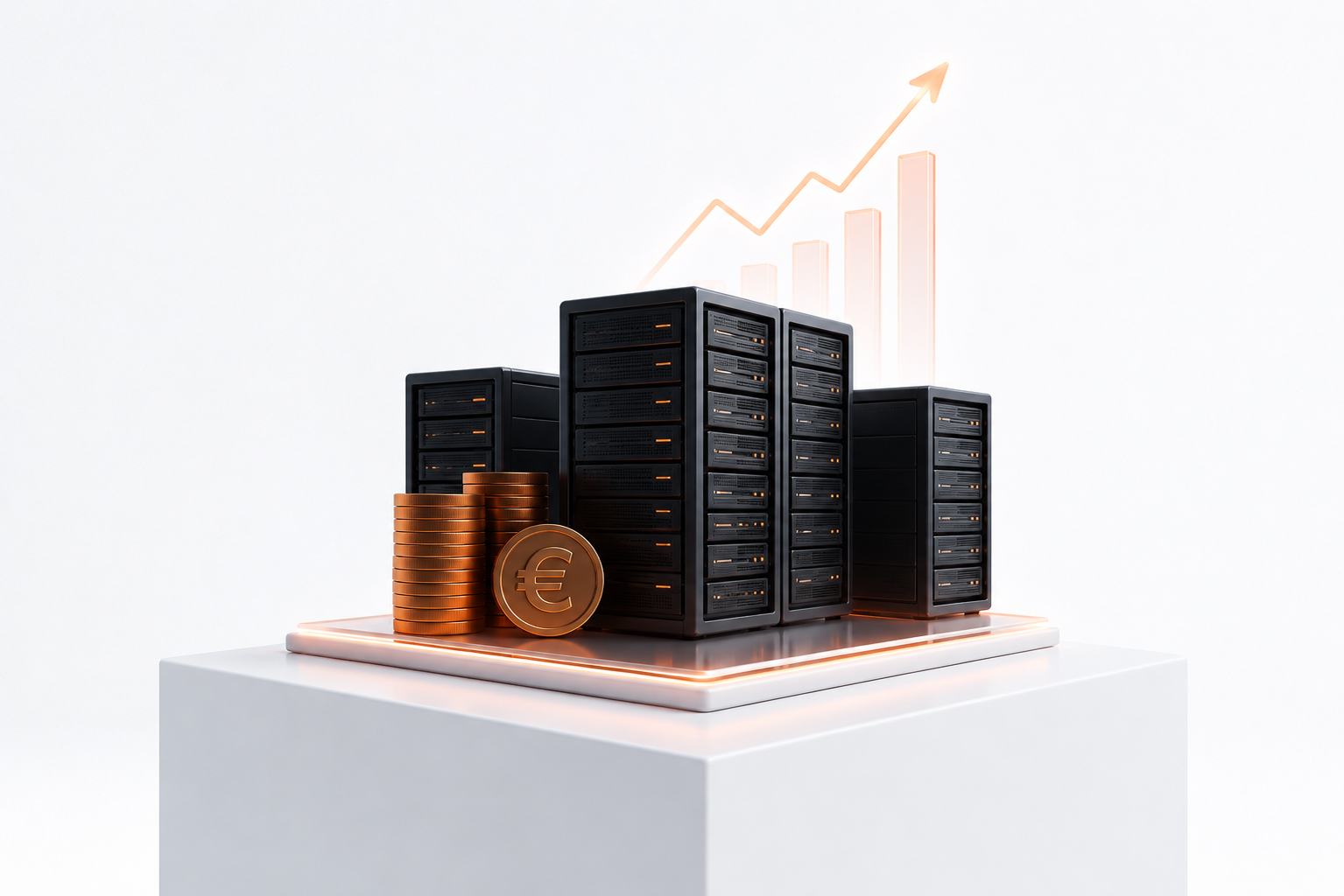 IT-Infrastruktur mit reduzierten Betriebskosten und niedriger Total Cost of Ownership (TCO) für Unternehmen.