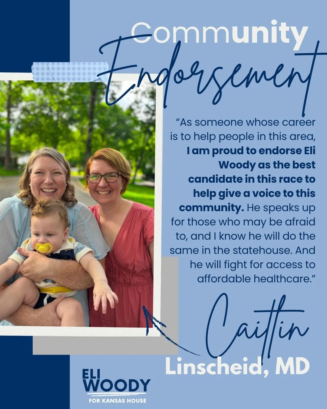 Community Endorsement by Caitlin Linscheid, MD