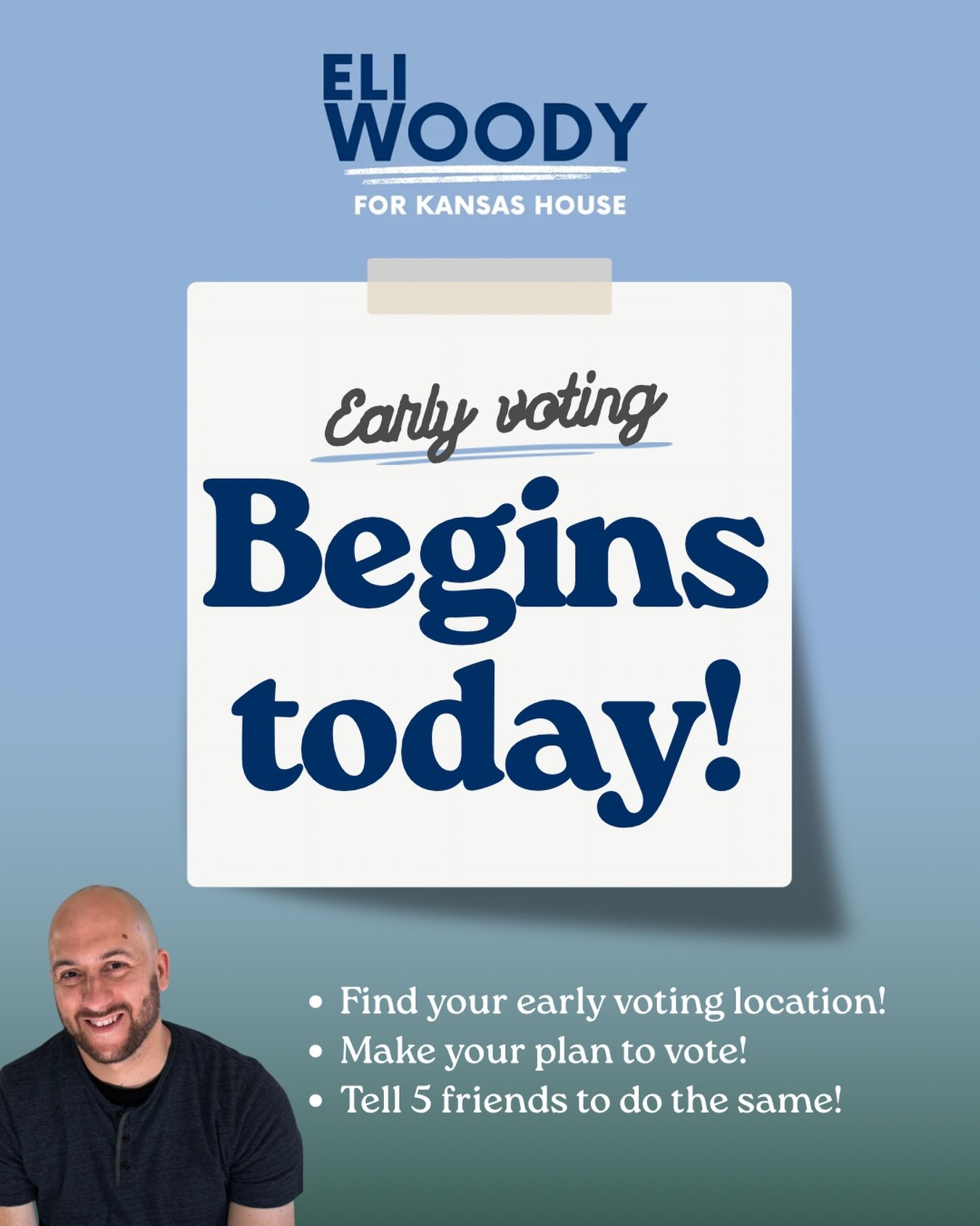 Let's go! Today is the day! Let the people vote!