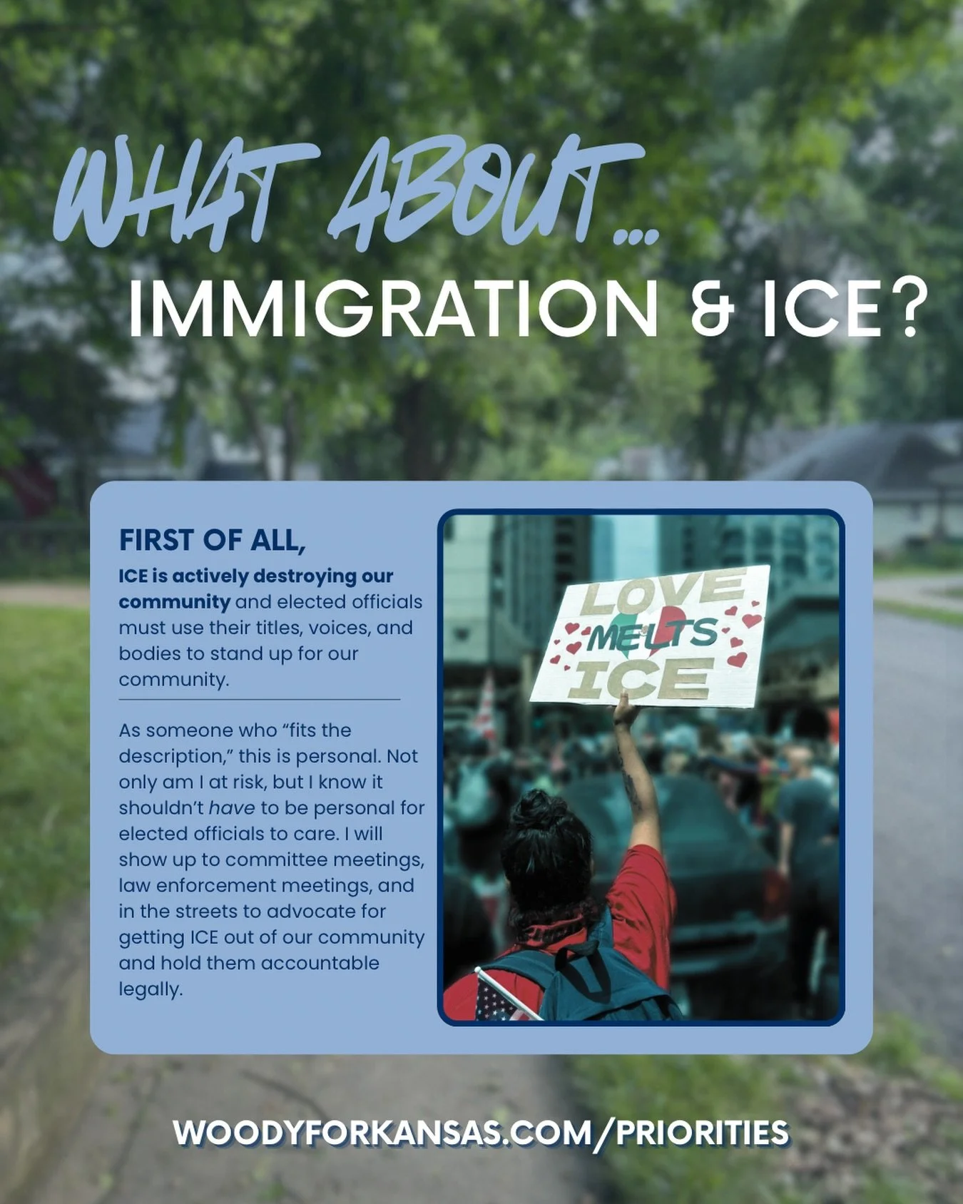 Continuing the series! This one is personal and dangerous. ICE is tearing our community apart. #politics #ksleg