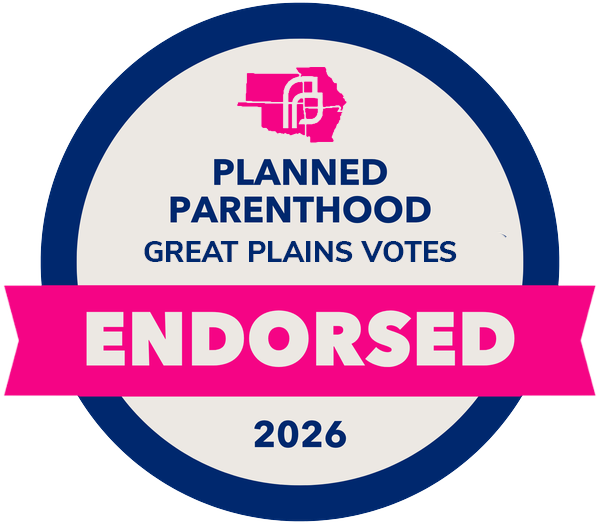 Eli Woody is endorsed by Planned Parenthood