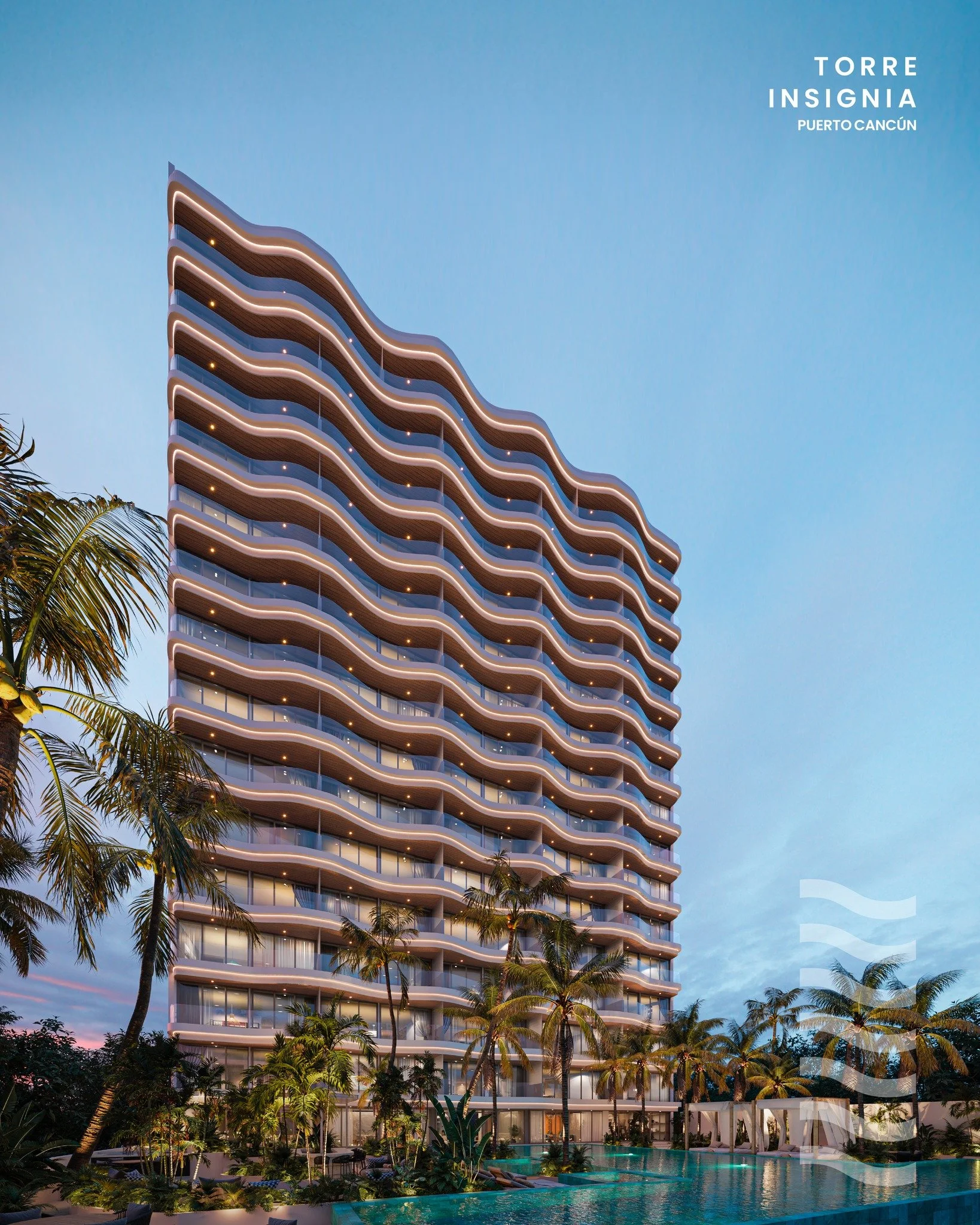 Torre Insignia Canc&uacute;n es una nueva perspectiva sobre la vida en Canc&uacute;n: espacios que privilegian la privacidad, el entorno y una experiencia pensada para disfrutar el Caribe desde otra escala.

Una forma distinta de estar cerca del mar.