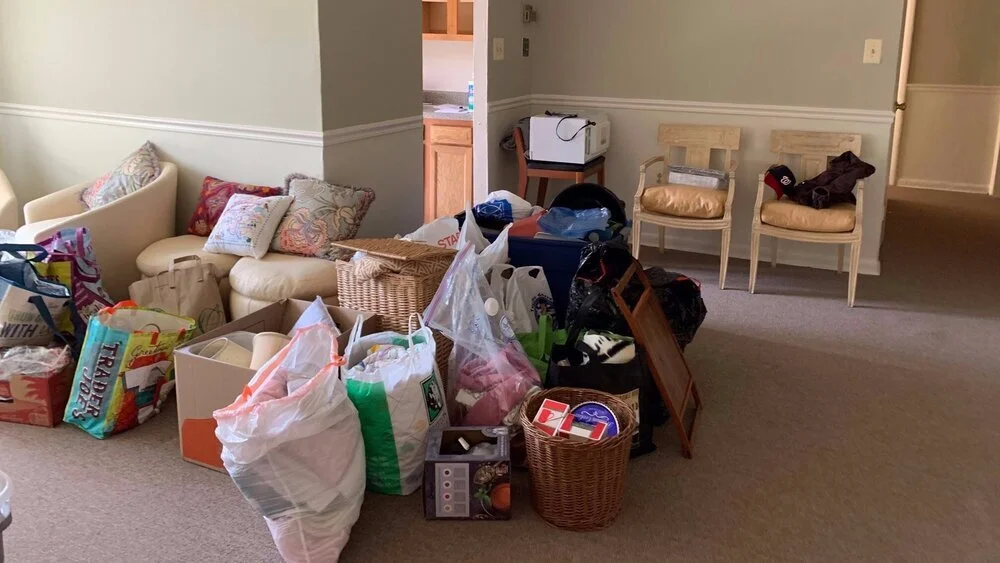 Before KindWorkers set up the apartment for a refugee family.