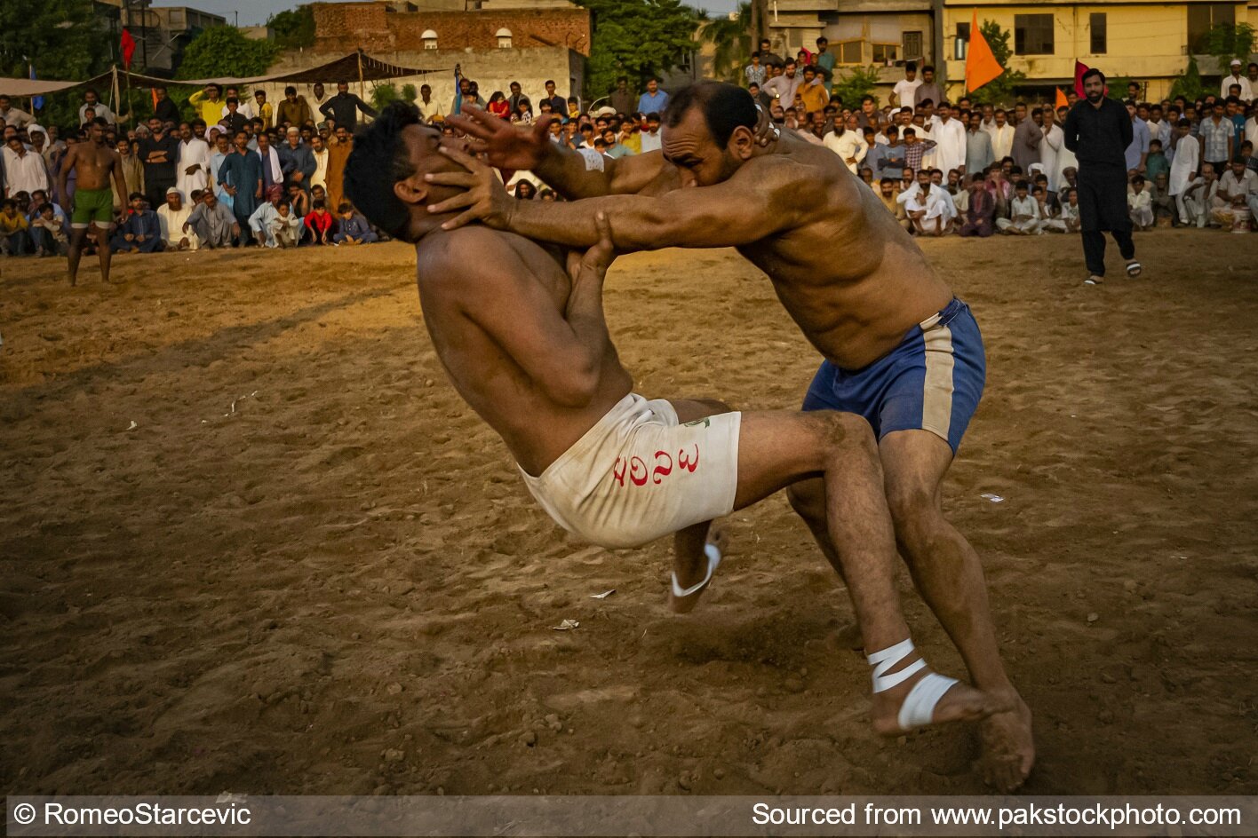 Romeo Sarcevic Kabaddi Match in a remote village of Punjab.jpg
