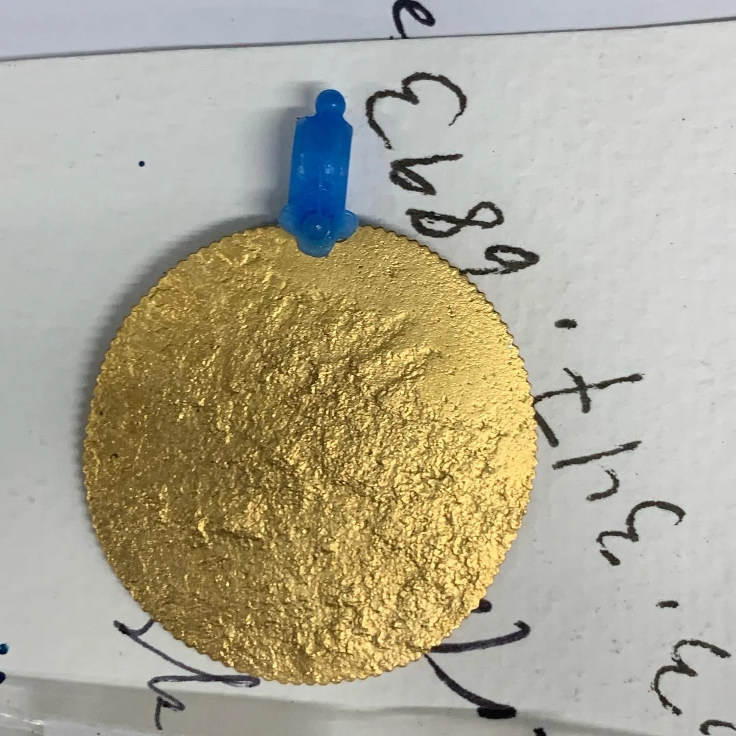 Power-hammered Coin Pendant, 2022, process