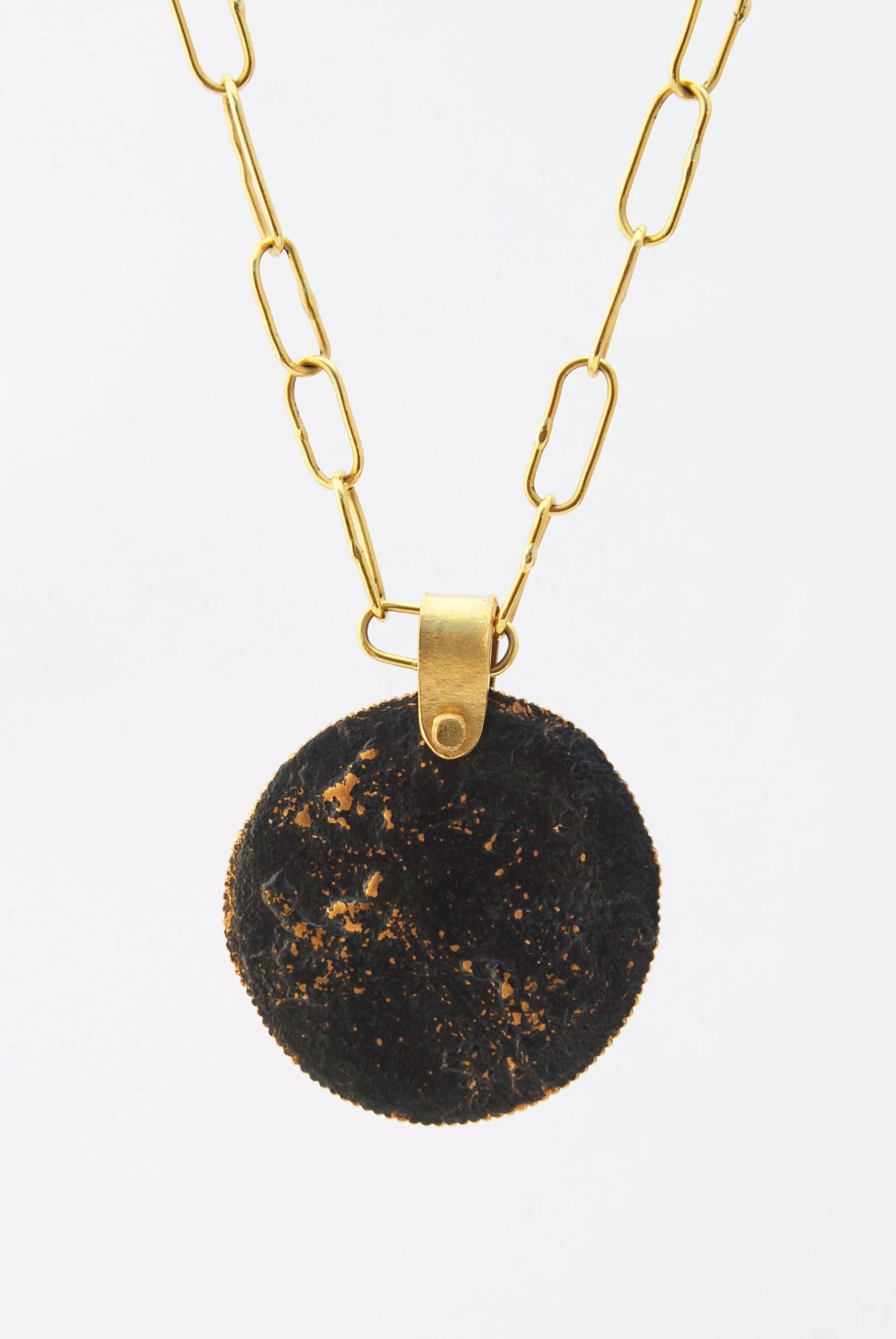 Pressed Coin Pendant, back