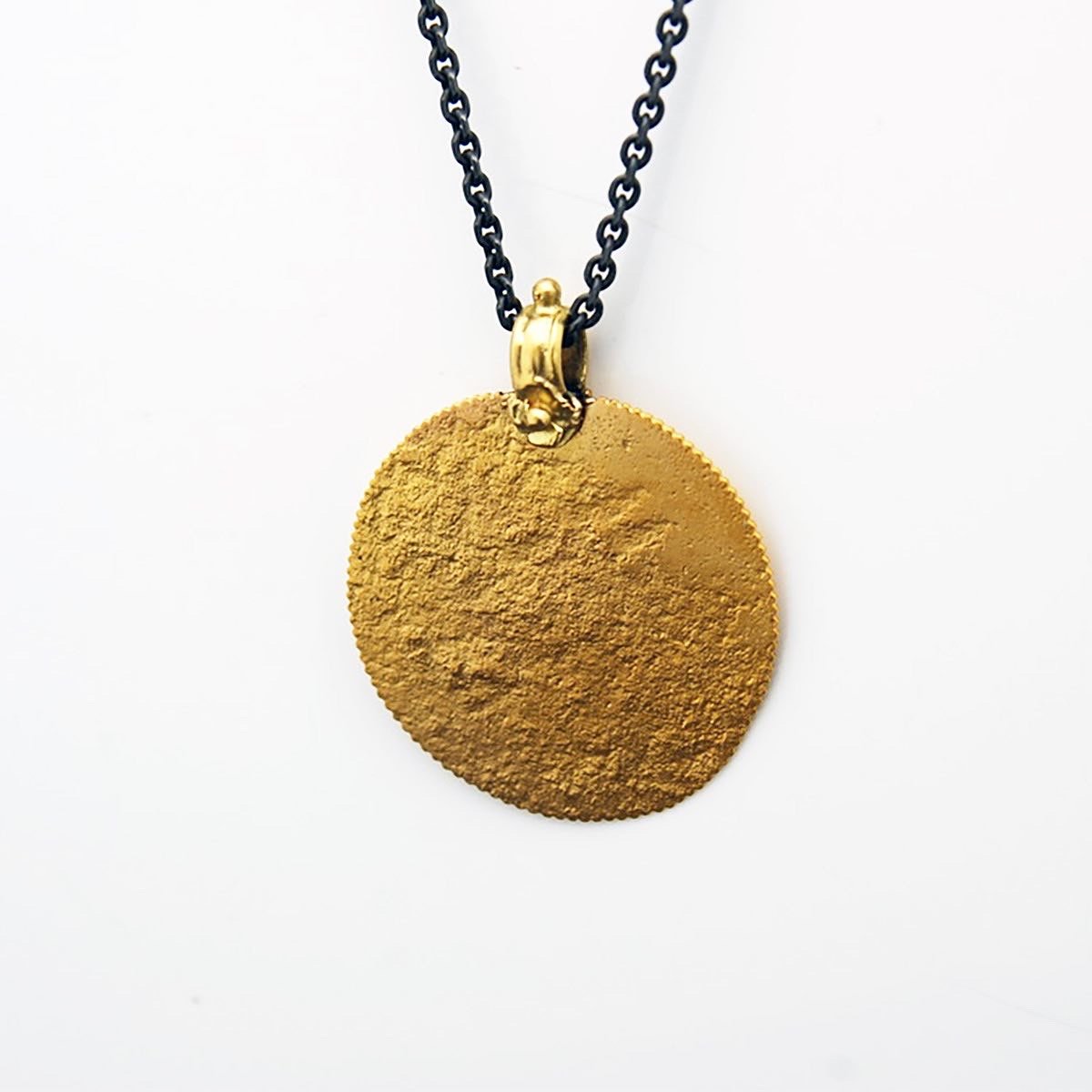 Power-hammered Coin Pendant, 2022