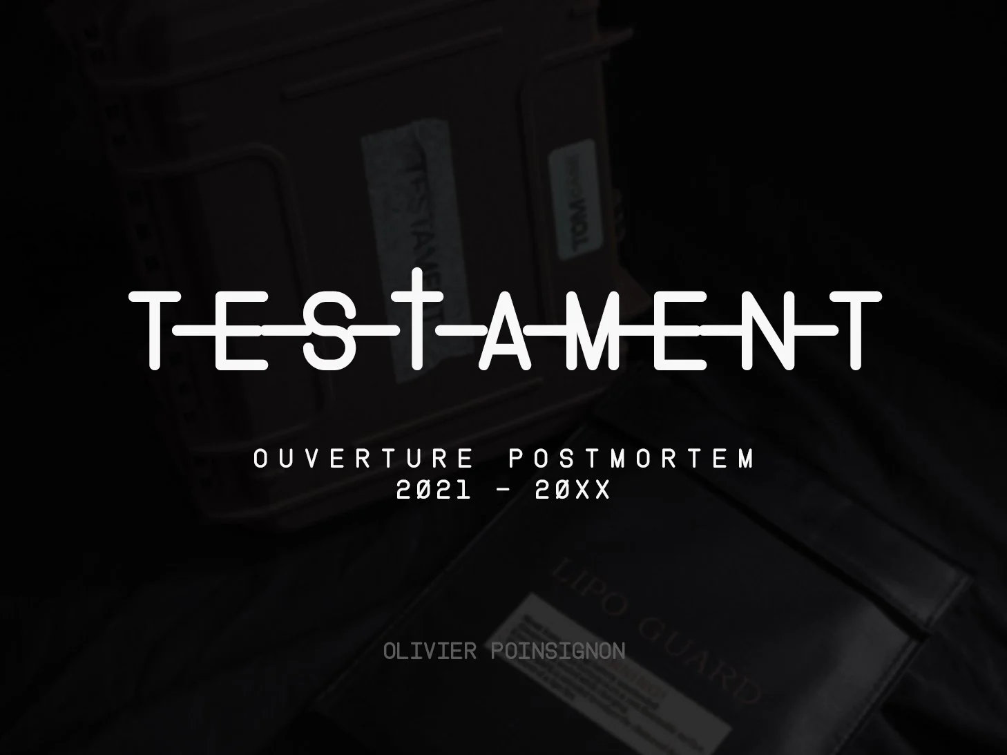 Le projet : Testament [tatouage + illustration - oeuvre post-mortem programmée]