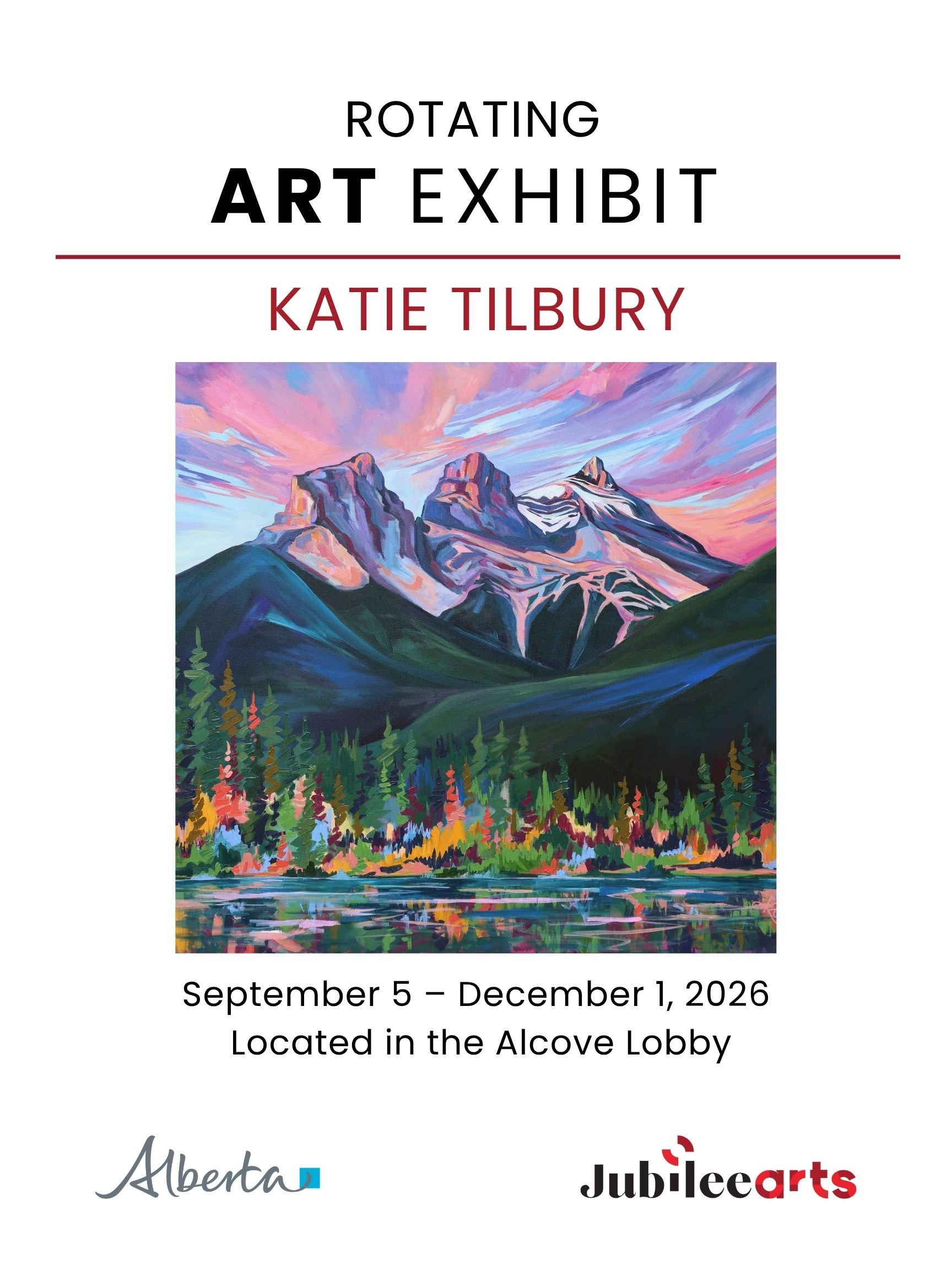 "Sometimes Sunny - The Colours of Hope" located at the Northern Alberta Jubilee Auditorium