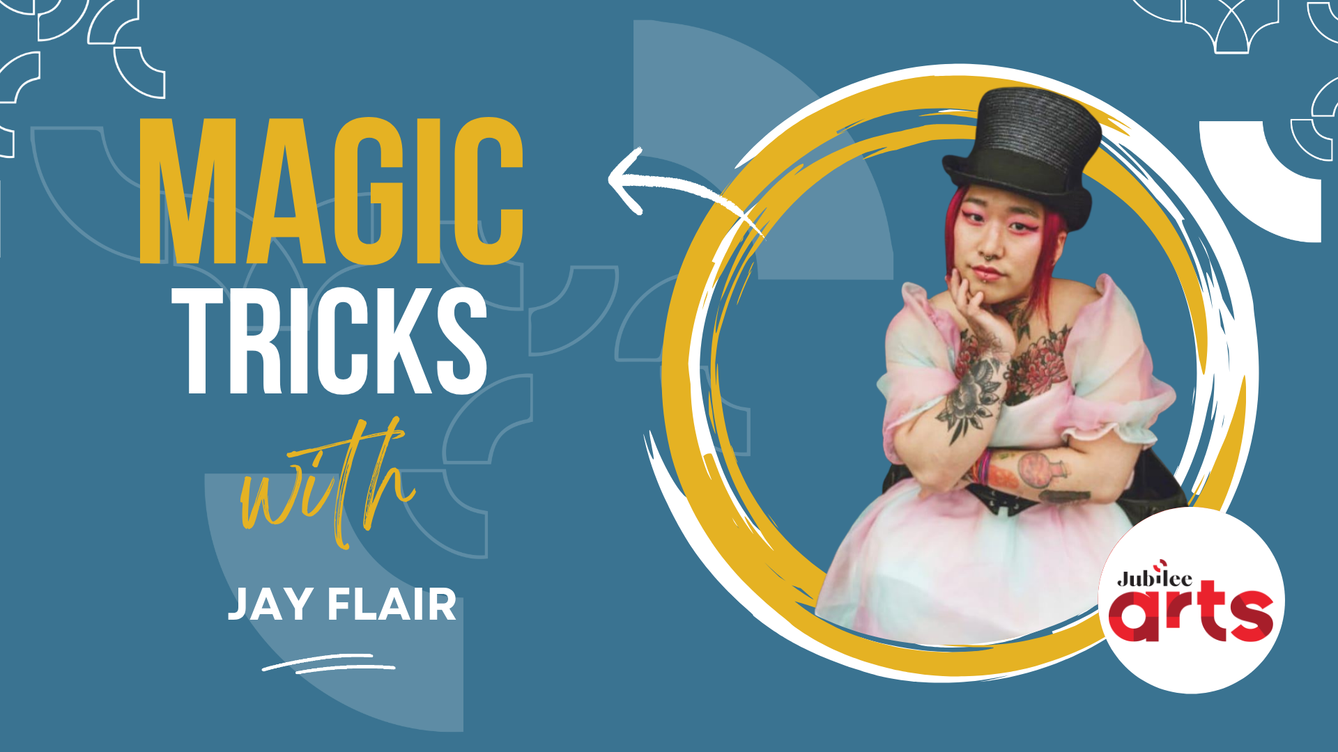 Jay Flair is hosting an exciting workshop where you will learn three beginner-friendly magic tricks that are perfect for dazzling your friends and family! With just a handful of common supplies easily found around the classroom and some simple printe