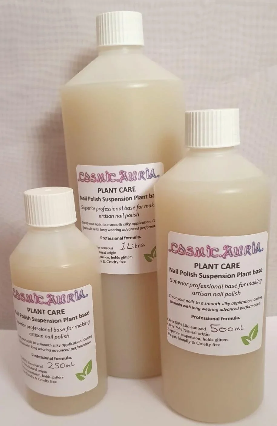 Plant based nail polish suspension base