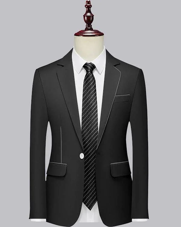 Men's Classic Black Blazer