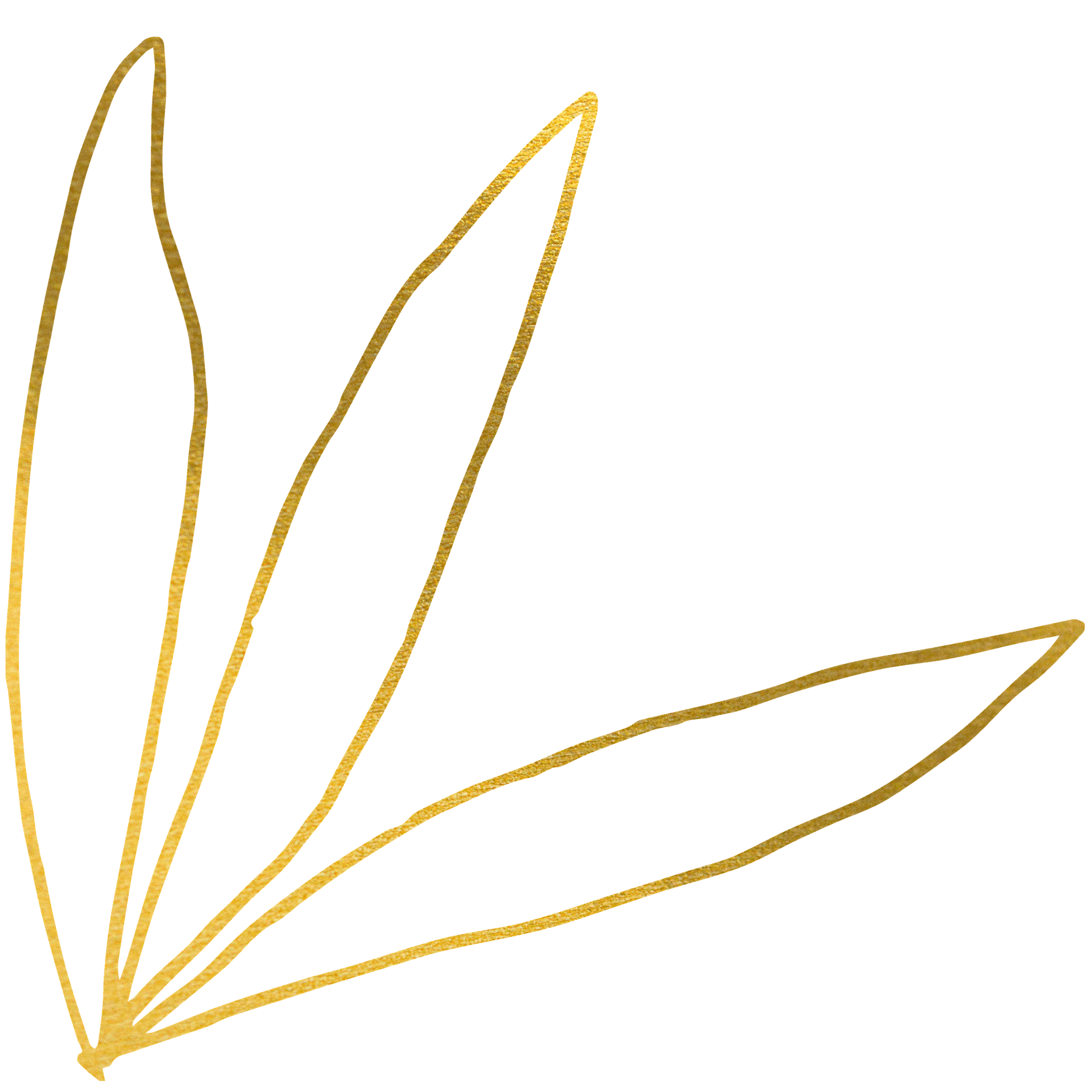 3 gold leaves.