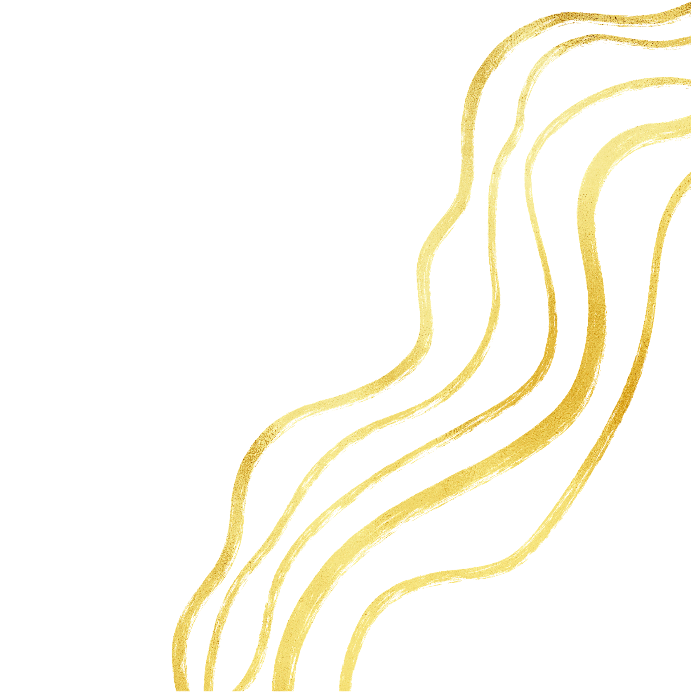 Golden river-like squiggly graphic