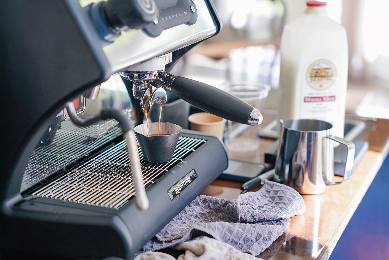 Braided Cord Coffee Espresso machine
