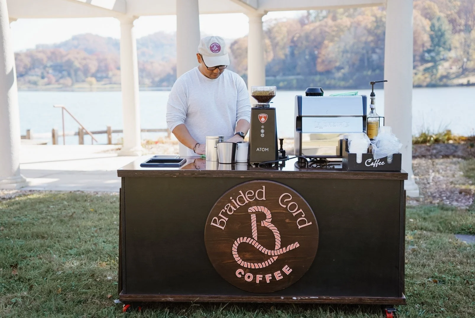 Coffee Cart Catering at a Corporate Event in Asheville, NC