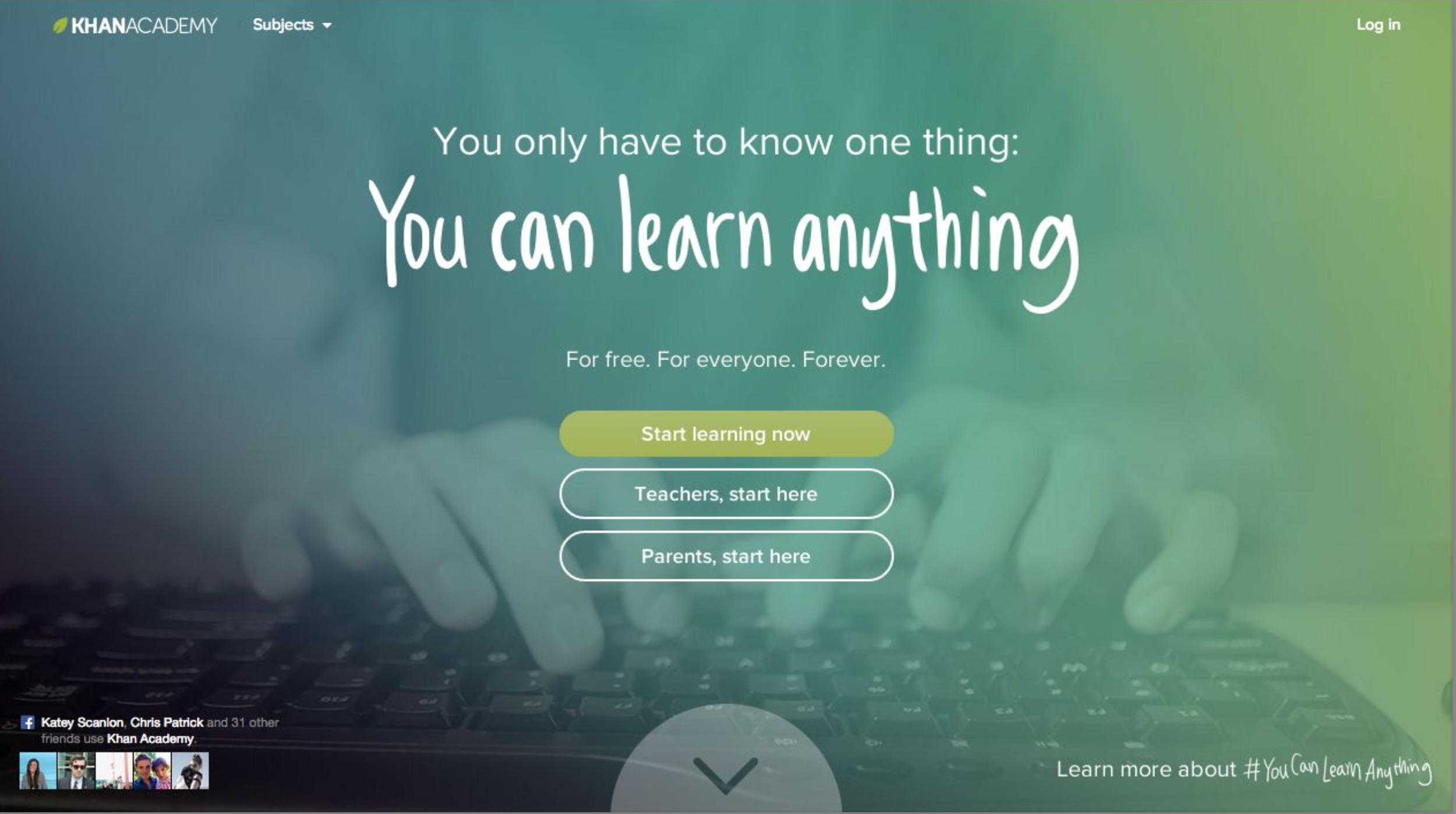 Khan Academy "You Can Learn Anything" campaign