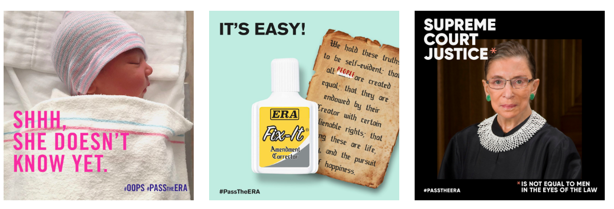 Pass the ERA campaign creative strategy