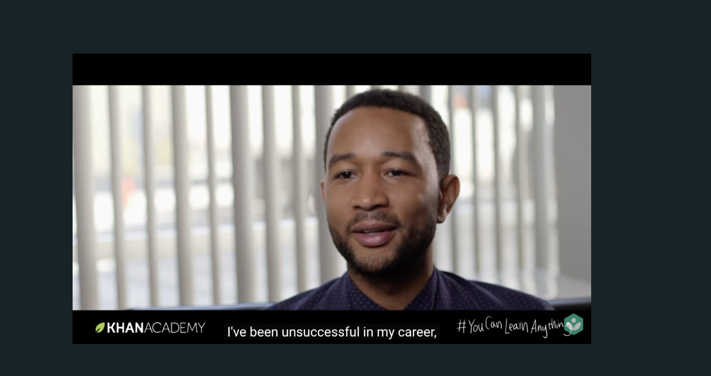 Khan Academy "You Can Learn Anything" campaign
