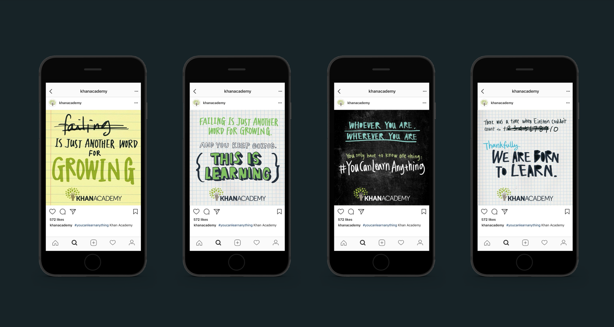 Khan Academy "You Can Learn Anything" campaign