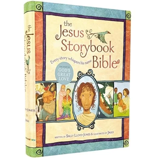 Every story whispers His name. A Bible storybook that invites young readers to discover Jesus at the center of God’s great story.