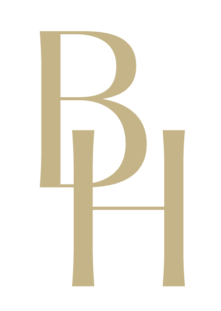 👉 Blush House Interiors luxury boutique interior design studio logo