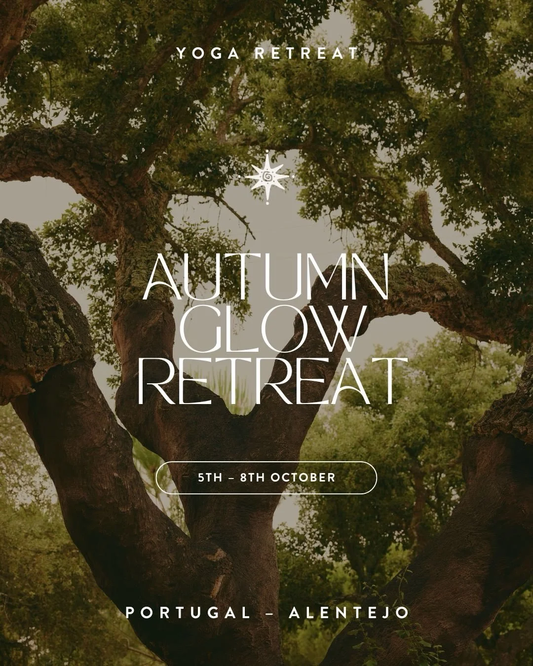 🌿AUTUMN GLOW RETREAT🌿
5&ndash;10 October 2026 &middot; Alentejo, Portugal

What if you gave yourself time to slow down properly?
This October, we meet in Alentejo. Quiet land, wide skies, soft autumn light.
We&rsquo;ll keep things simple&mdash; mov