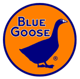 Blue Goose logo with a blue goose silhouette inside an orange circle, and the text 'Blue Goose'.