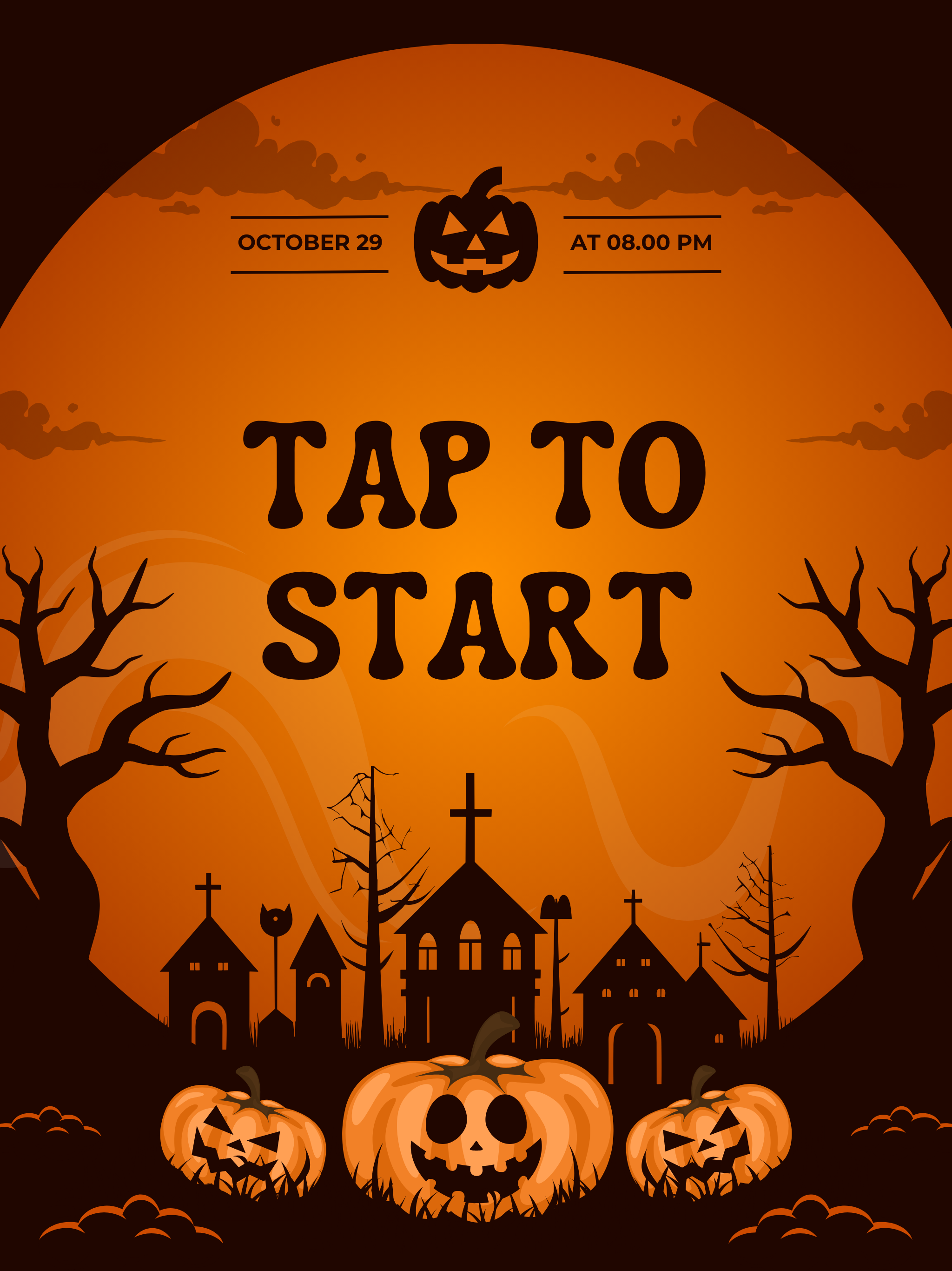 Halloween Orange & Black
