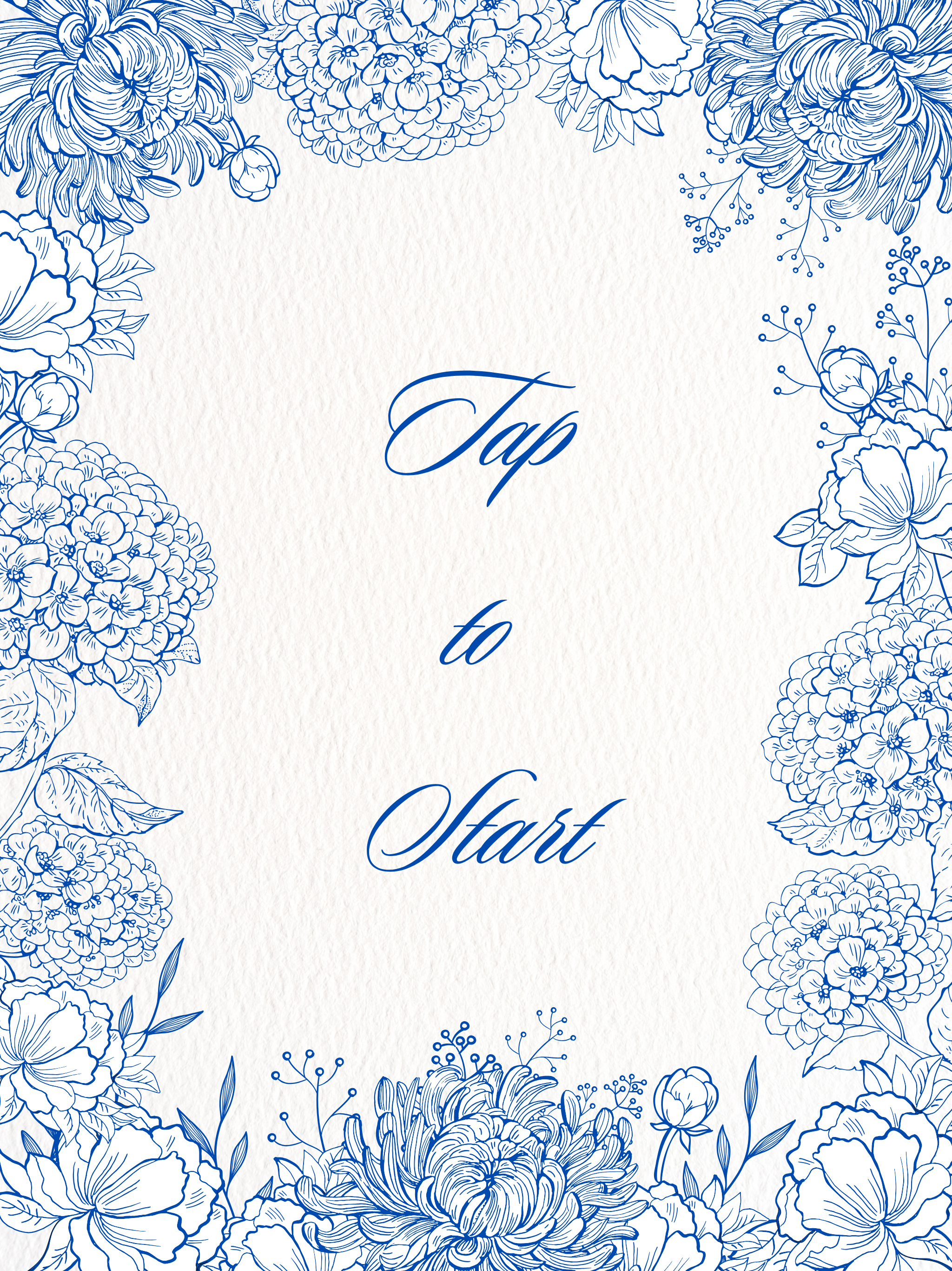 Blue Florals