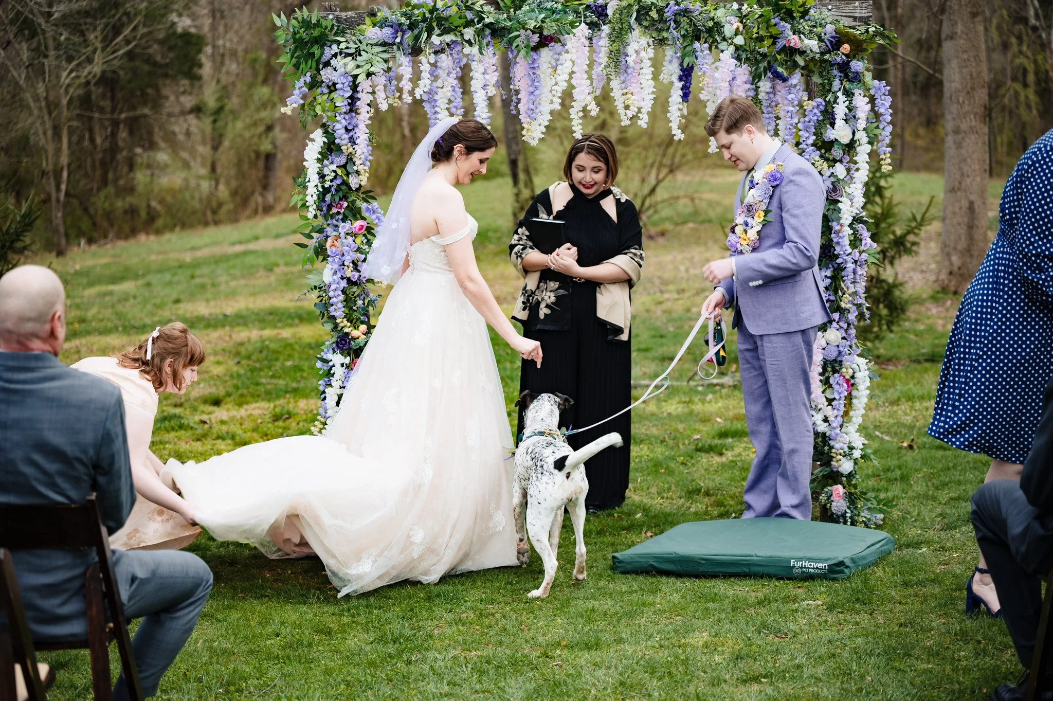 “If you don't want to worry about your ceremony, Joanna will take care of it until you're happy with it!” 