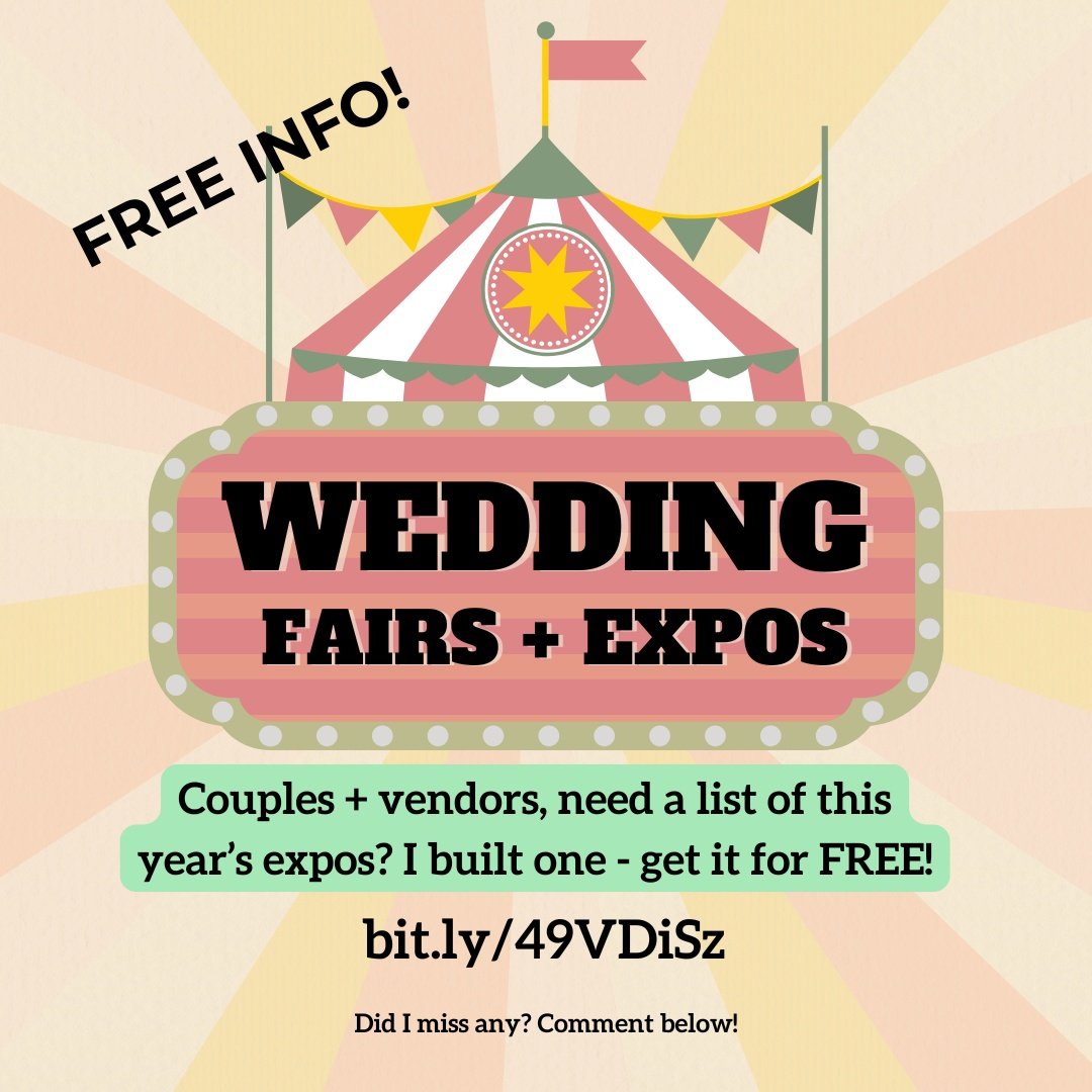 ✨ Newly engaged and wondering where to *start* with wedding planning? Wedding expos are such a fun, low-pressure way to explore ideas, meet vendors, and get inspired for your ceremony and celebration 

I&rsquo;ve rounded up a list of upcoming wedding