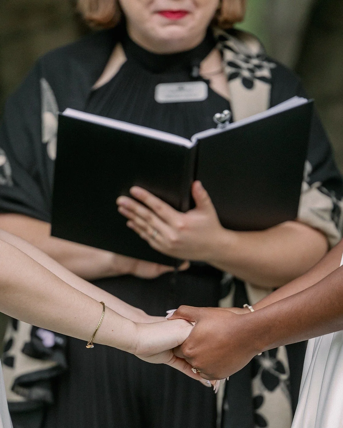 This is what actually happens between "yes, I'll marry you two" and your wedding day.

We start with a call, so I get to know you two as people, not just a couple. Then I write your ceremony from scratch, no templates, no names swapped in. 