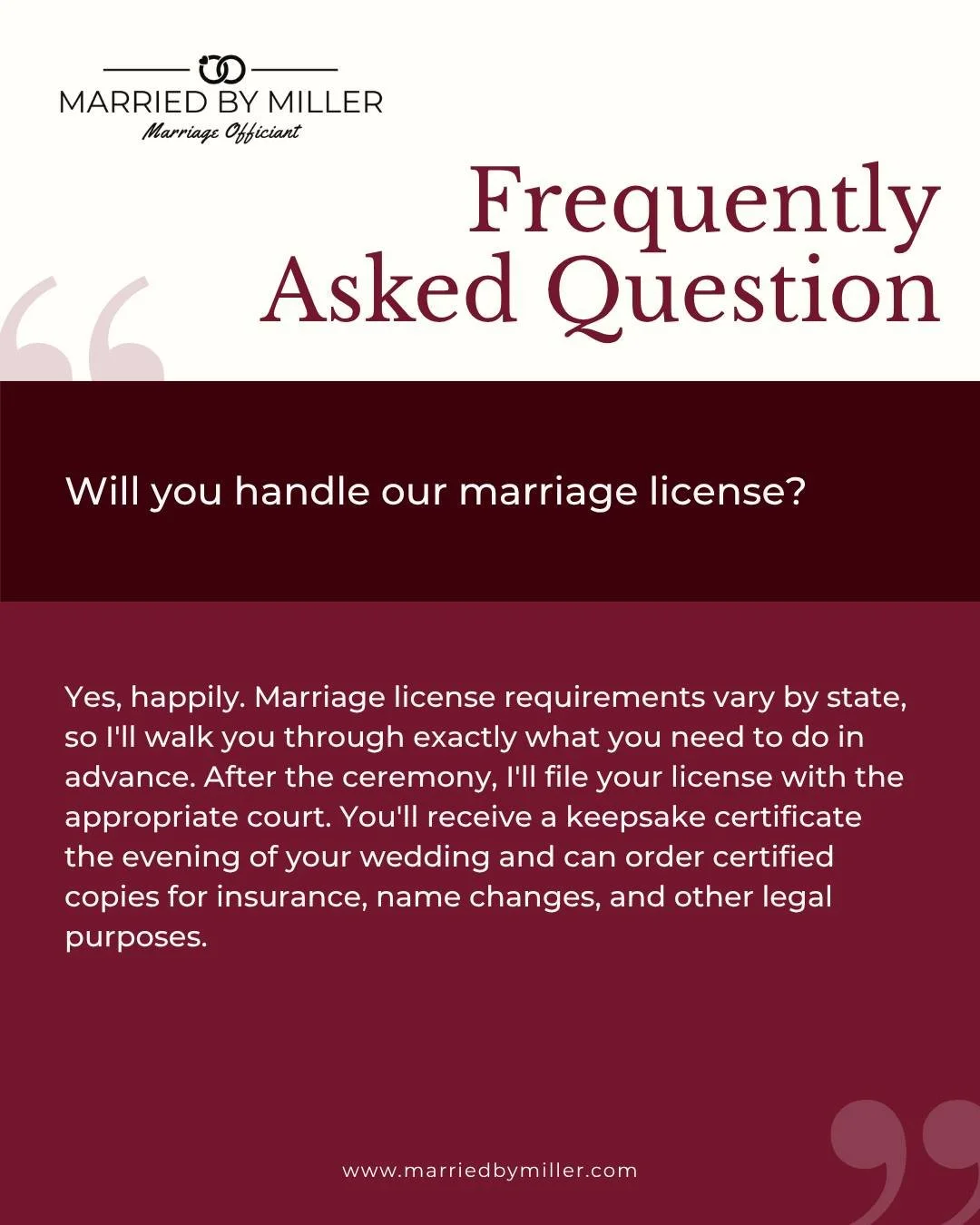 Paperwork isn't exactly the romantic part of getting married, but it still matters, so let's cover it! 

Every state has slightly different license rules, and I'll walk you through exactly what to do well before your wedding day arrives. Once you're 