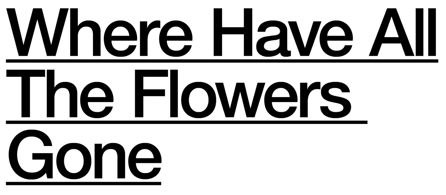 Where Have All The Flowers Gone