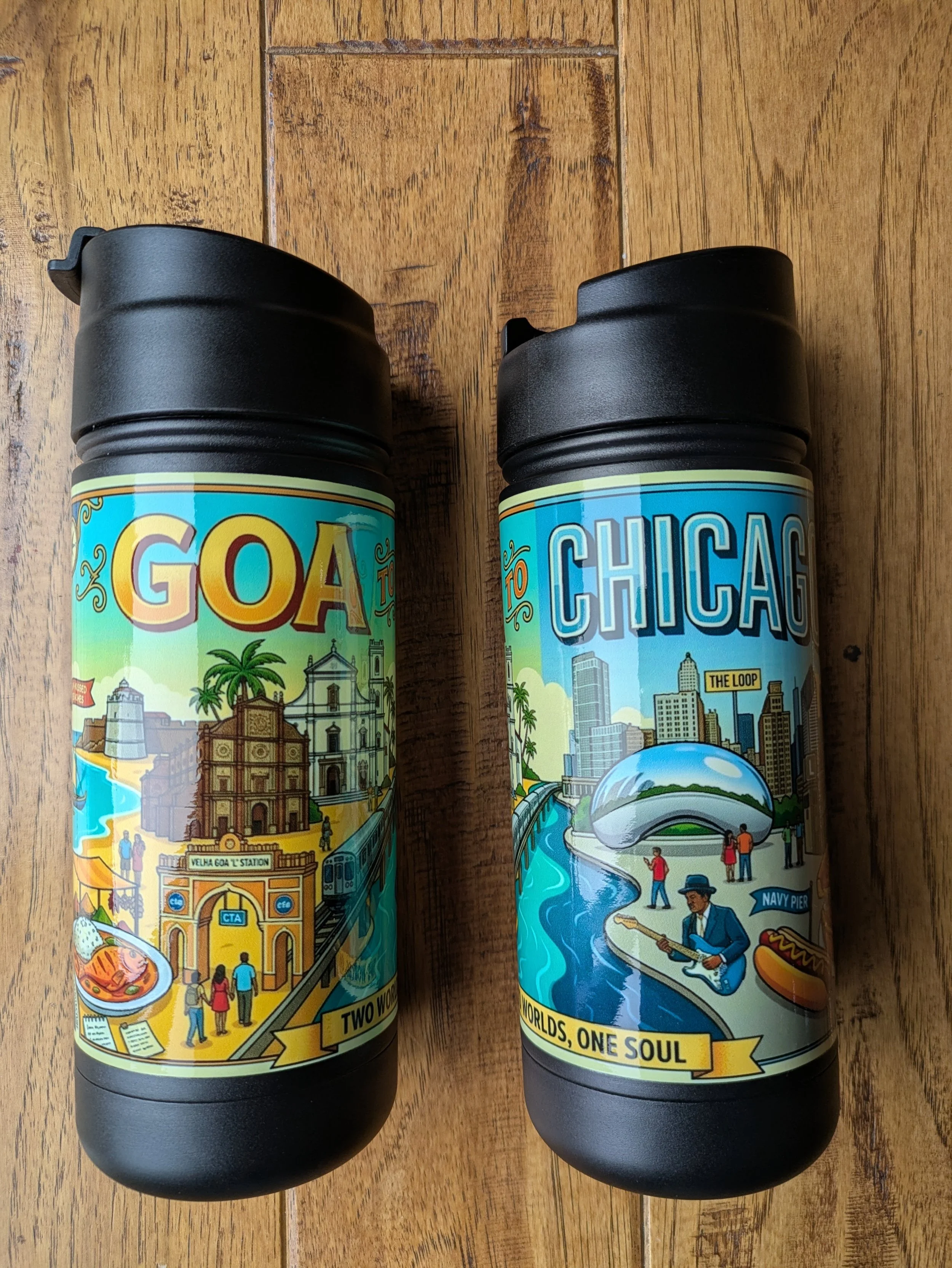 Tumbler From Goa to Chicago