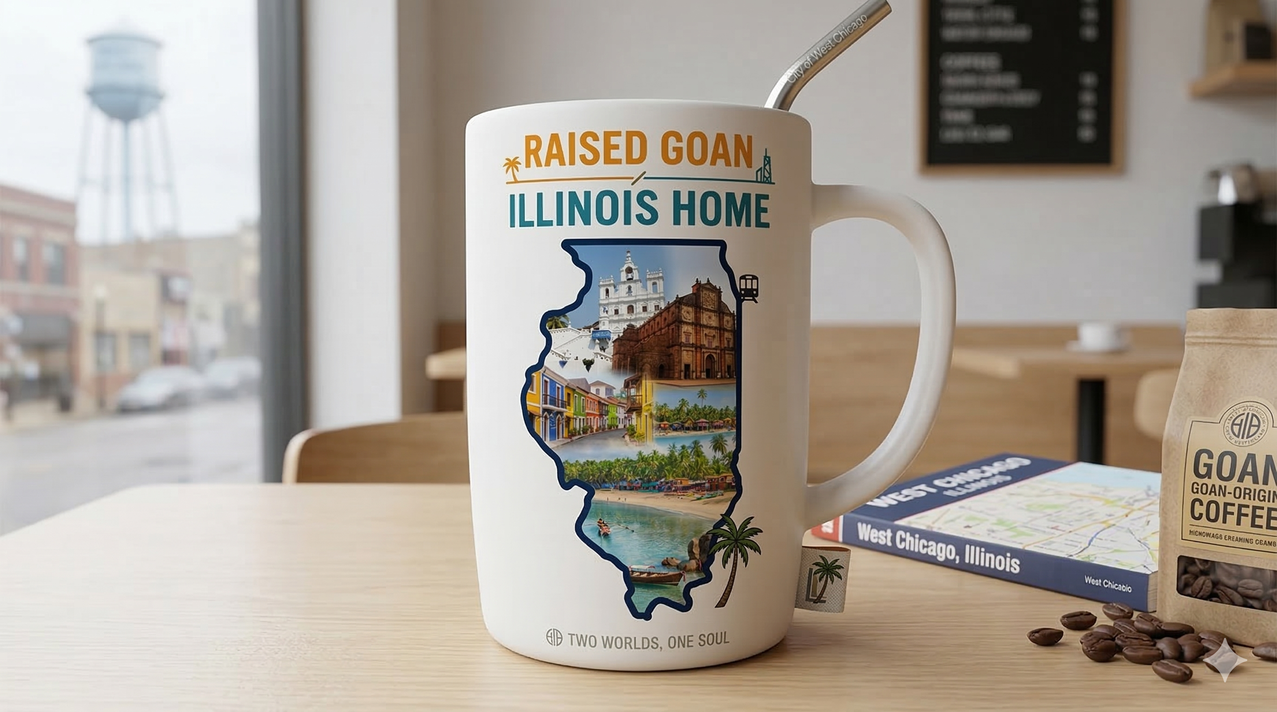 Raised Goan Illinois Home Coffee Mug