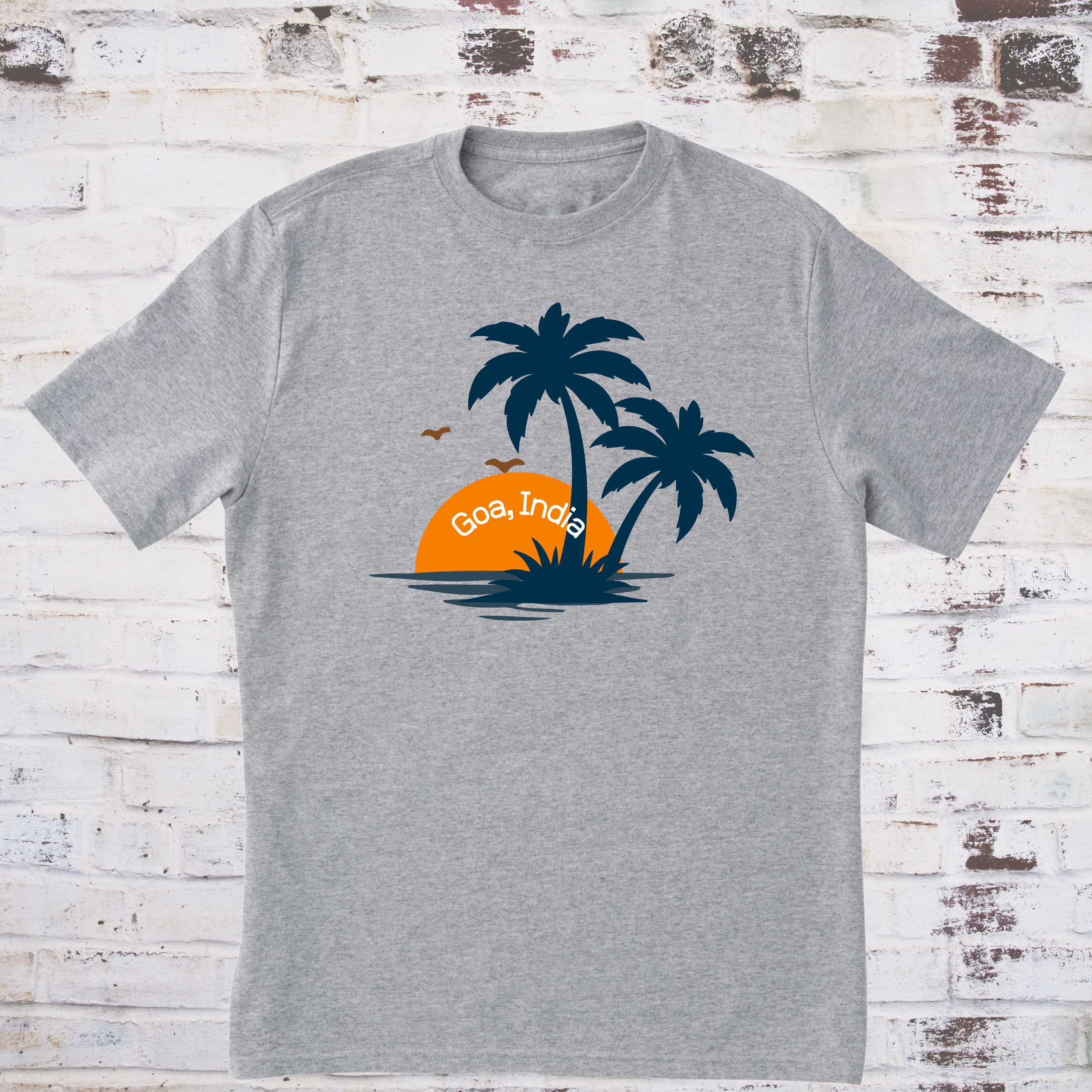 Goan Sunset and Palm Trees