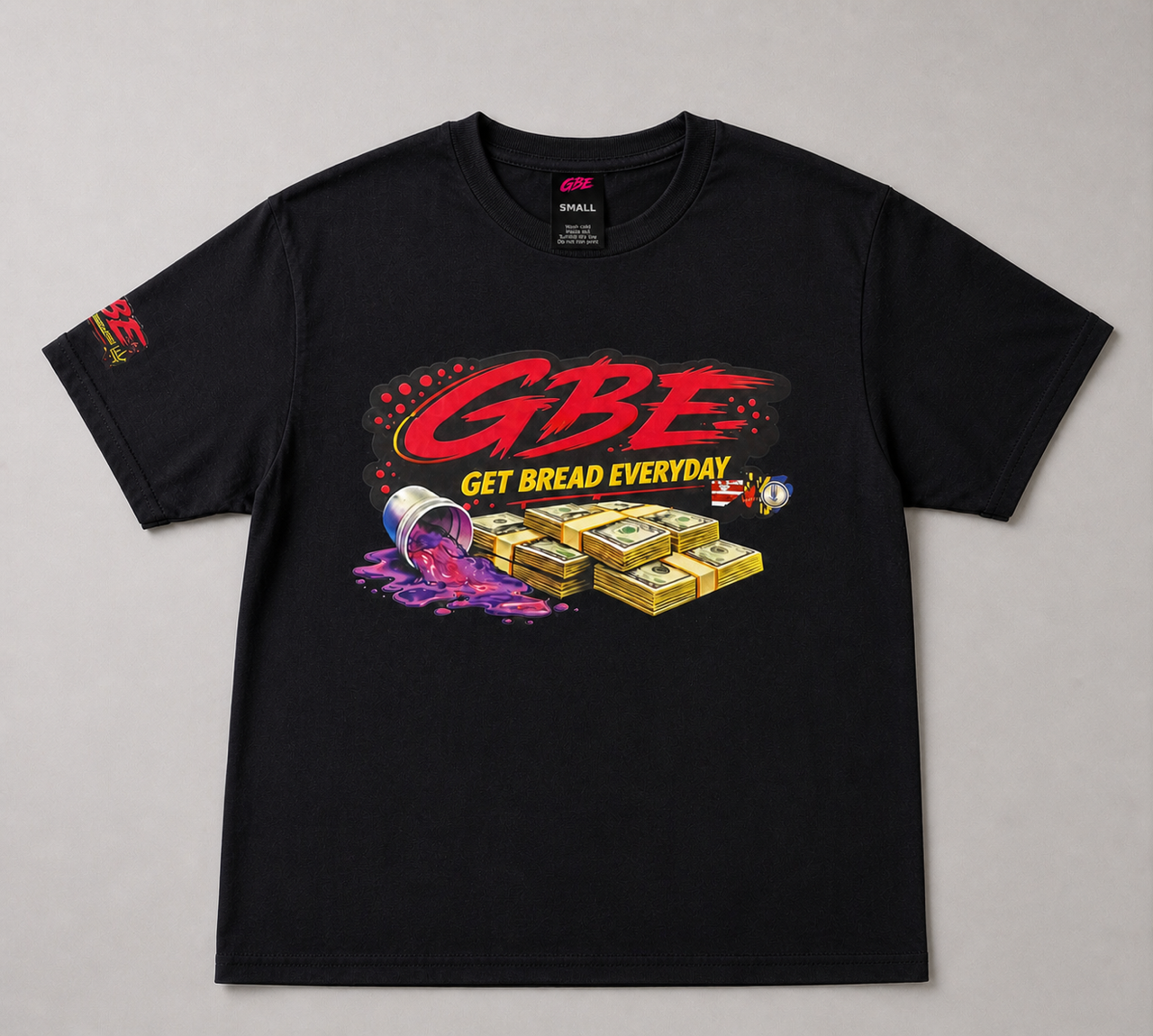 GBE “Purple Drip Money” Tee – Get Bread Everyday