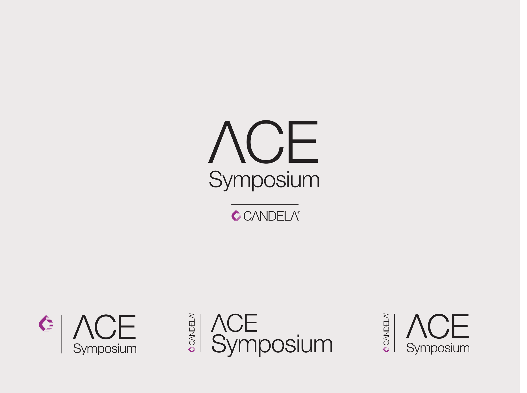 Ace Symposium logo branding