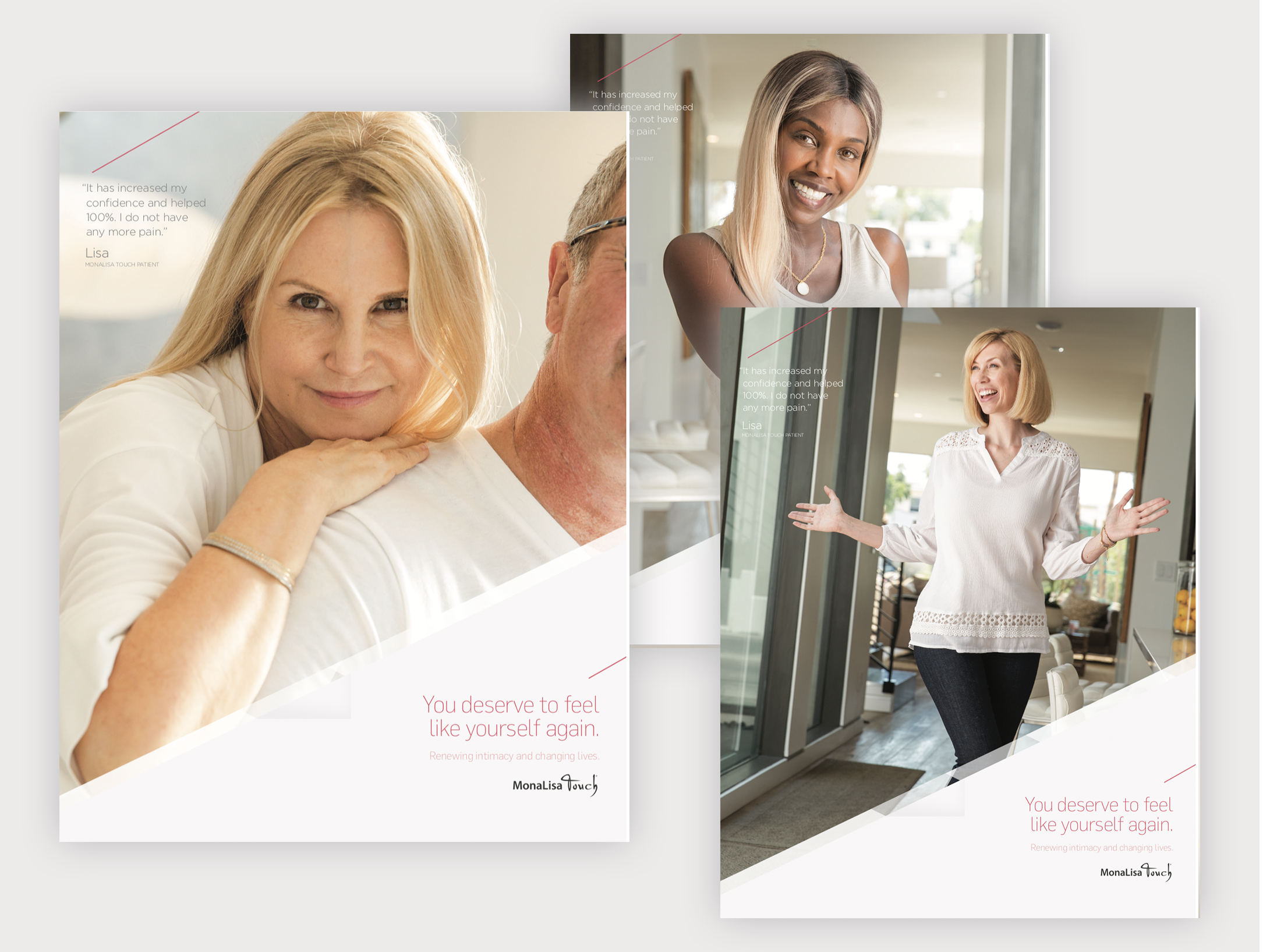 MonaLisa Touch Campaign Branding - HCP brochures