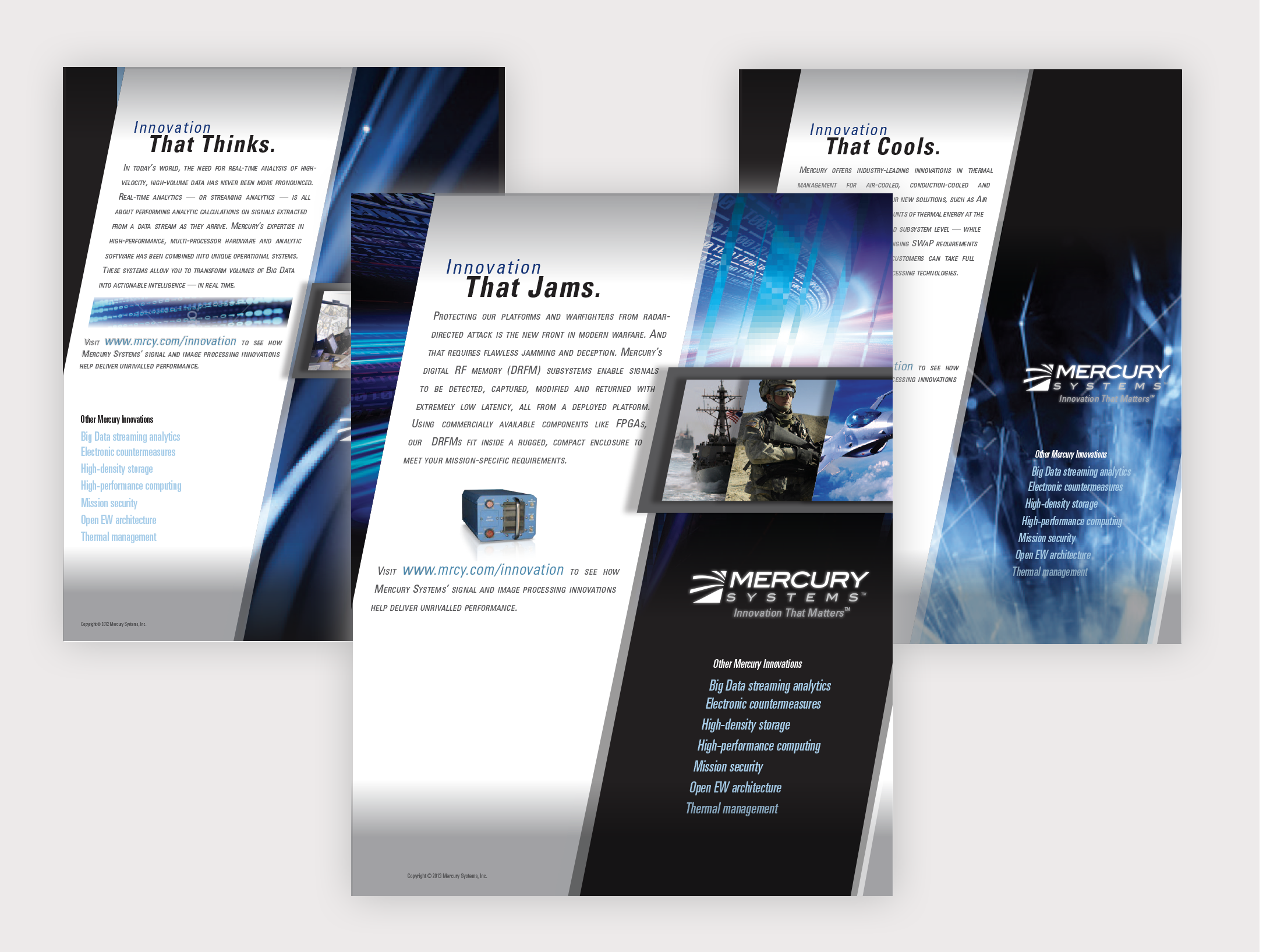 Mercury Systems branding – Advertisement series