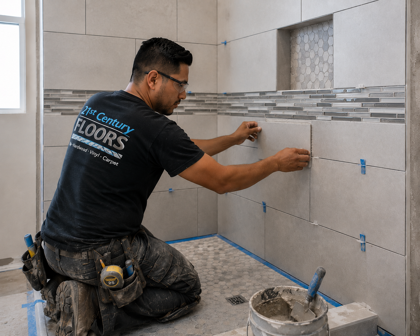TILING - SHOWER, WALL & FLOORING