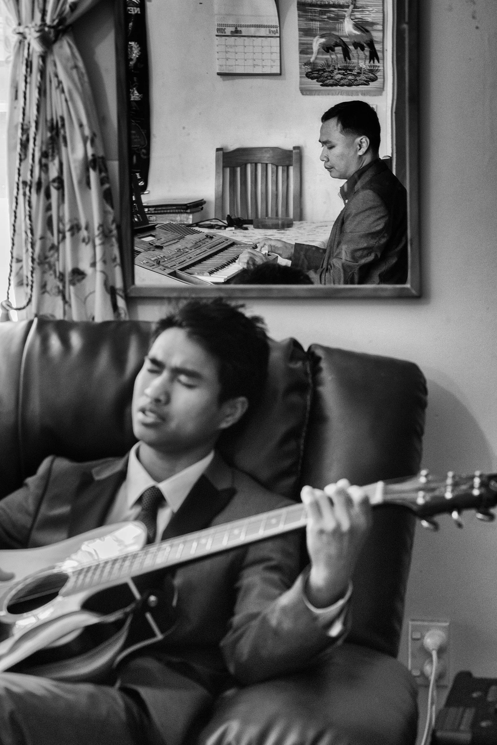 “I couldn’t afford to buy musical instruments at home, but now I have a keyboard and guitar.”