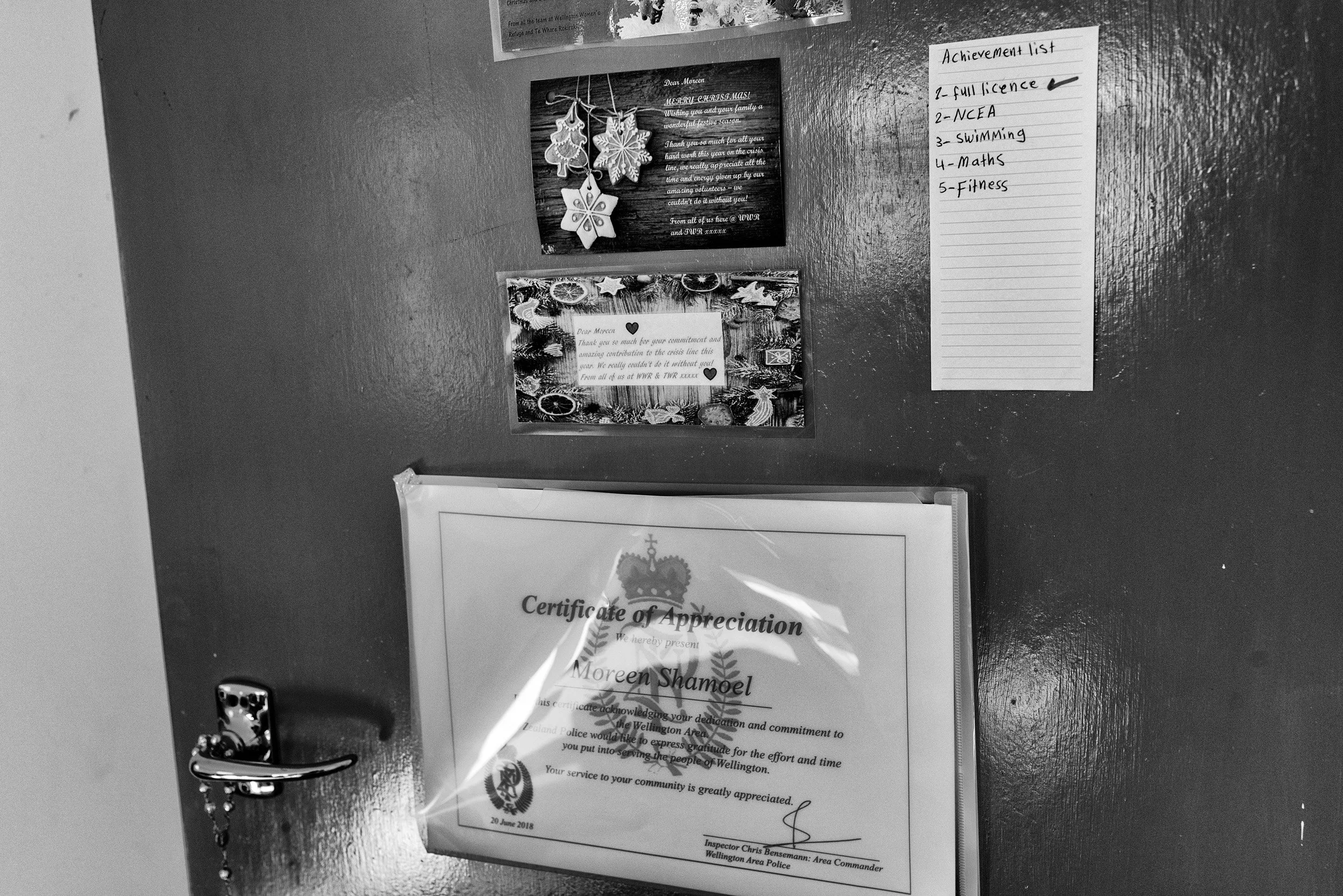 “This door is my achievement door.”