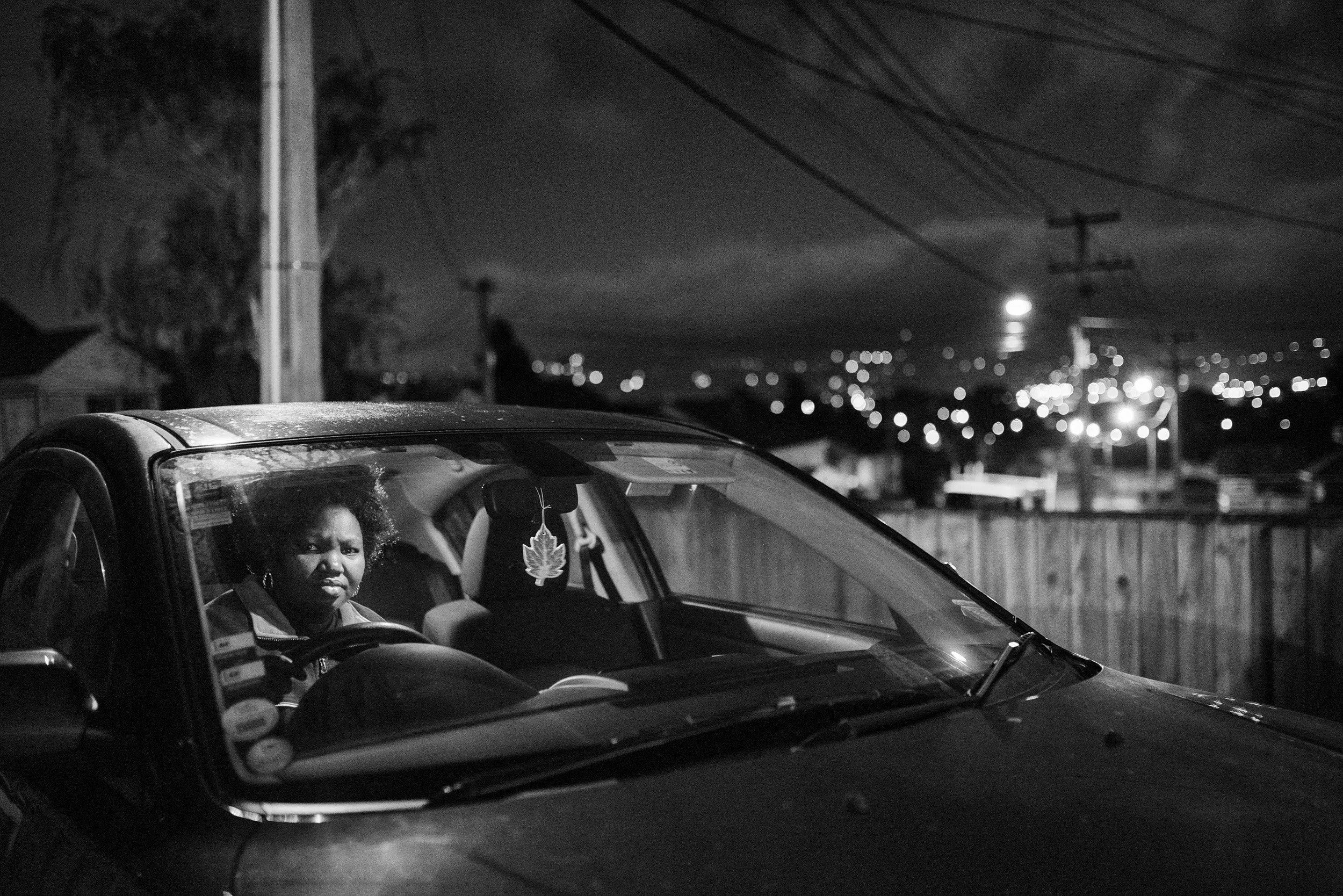 “Late at night and I’m still working. This time at home.”