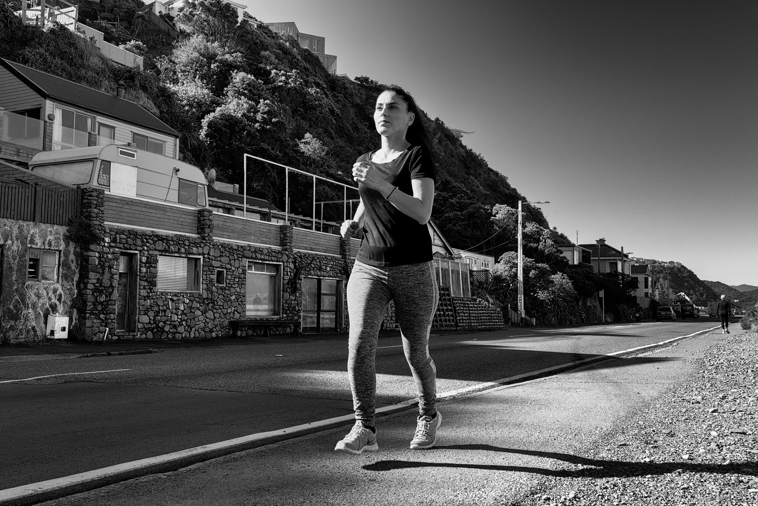 “I run to prepare myself for the police.”