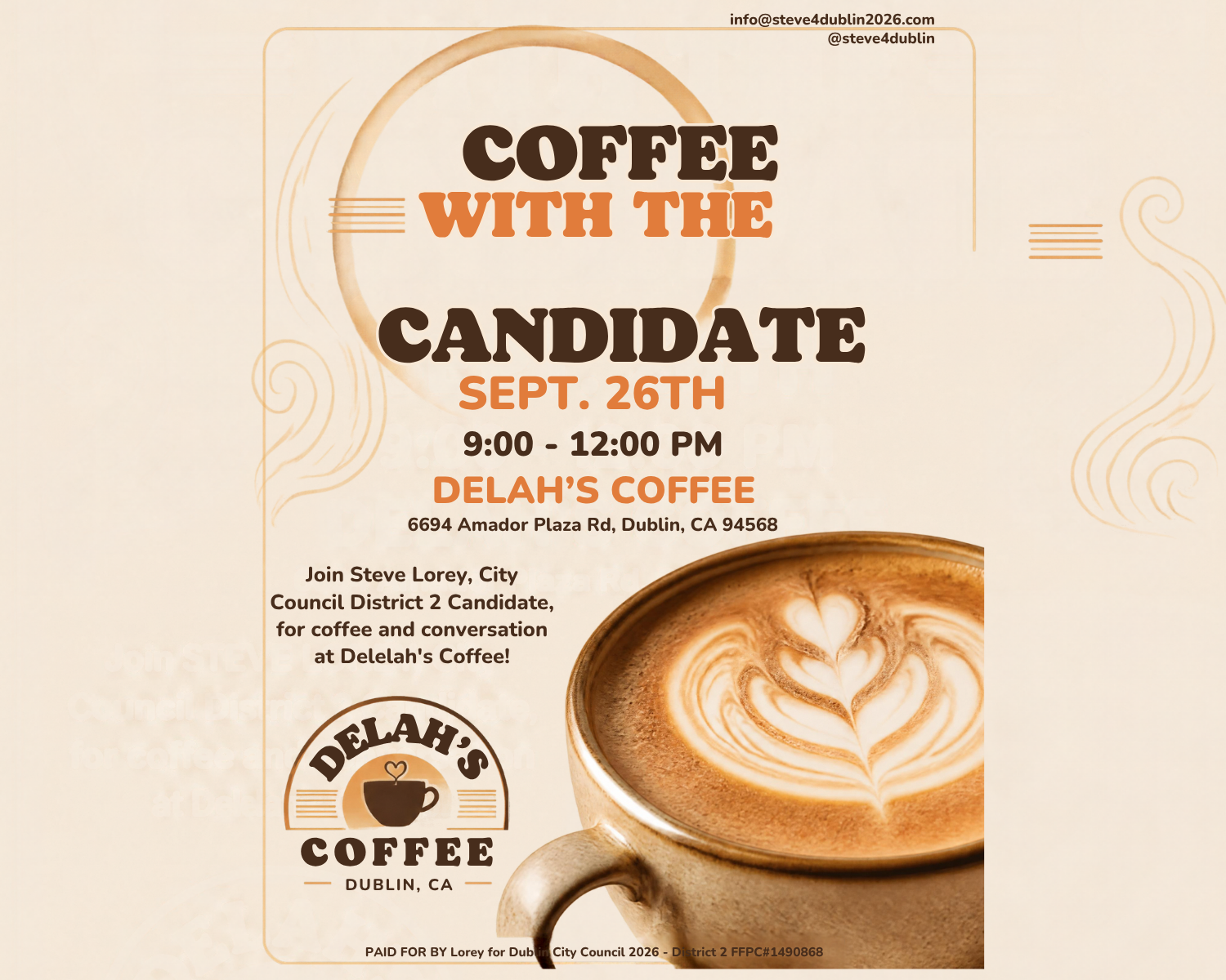 Coffee with the Candidate