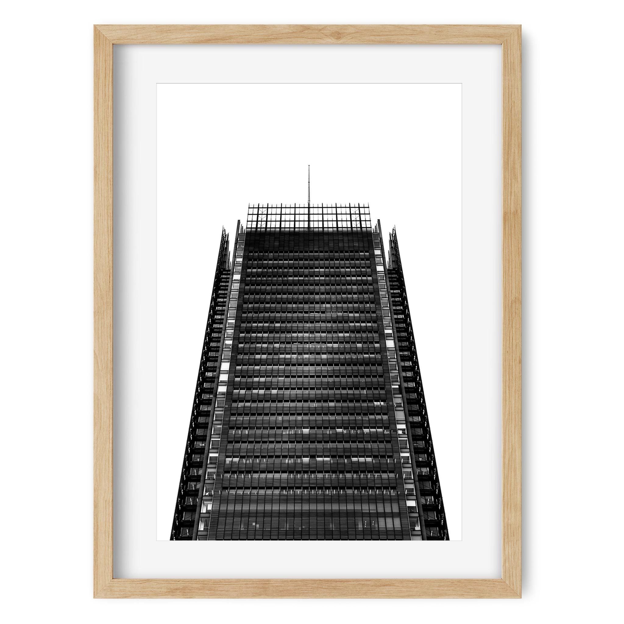 The New York Times Building - Black and White New York City Architecture Photography Fine Art Print